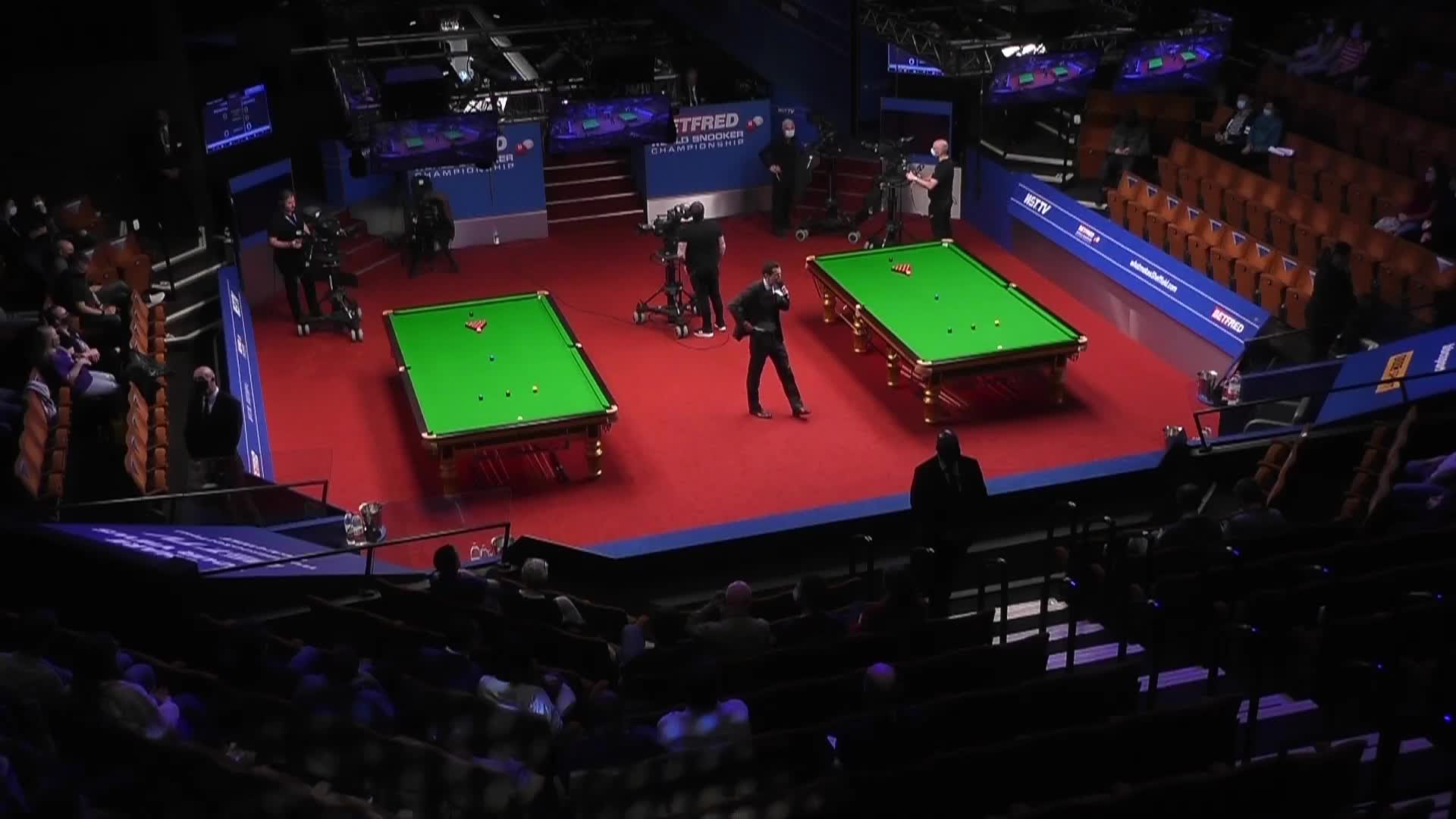 大卫·吉尔伯特VS克里斯·沃克林 2021斯诺克世锦赛正赛 第二阶段 上半场 清流