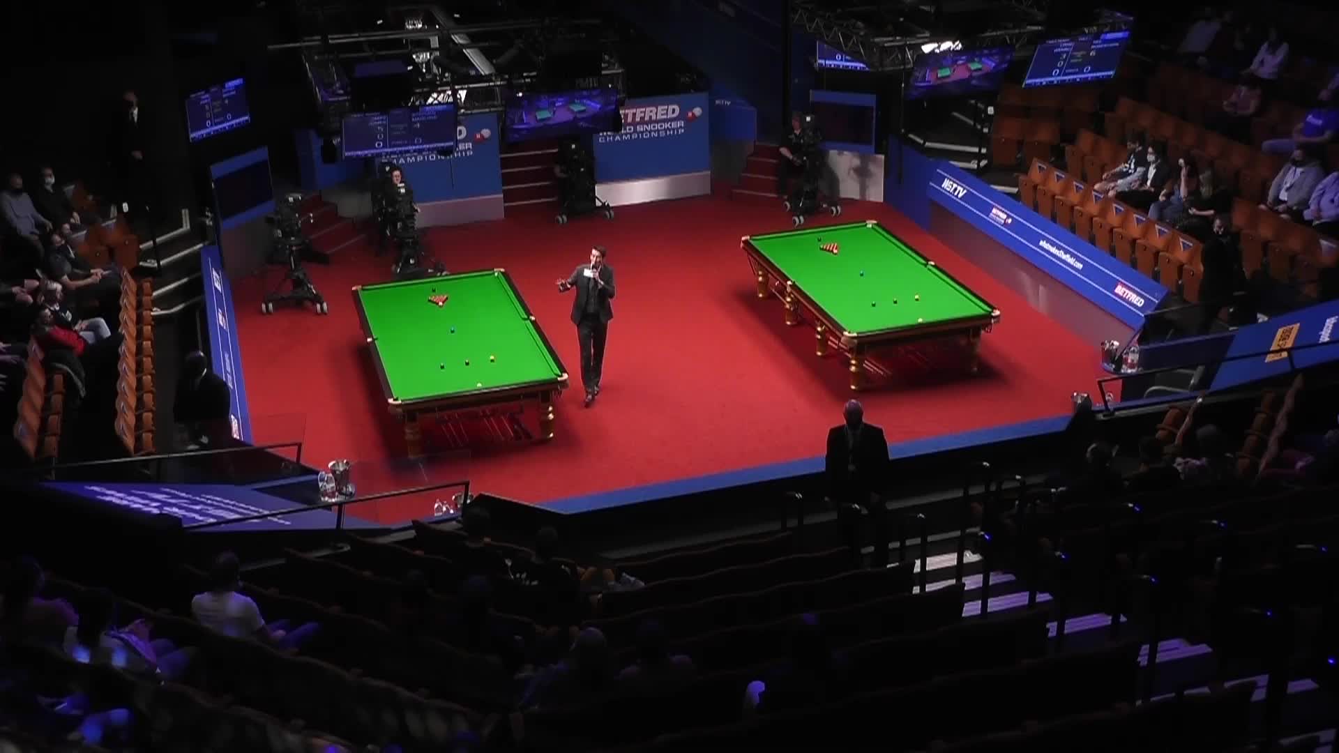 尼尔·罗伯逊VS梁文博 2021斯诺克世锦赛正赛 第二阶段 上半场 清流