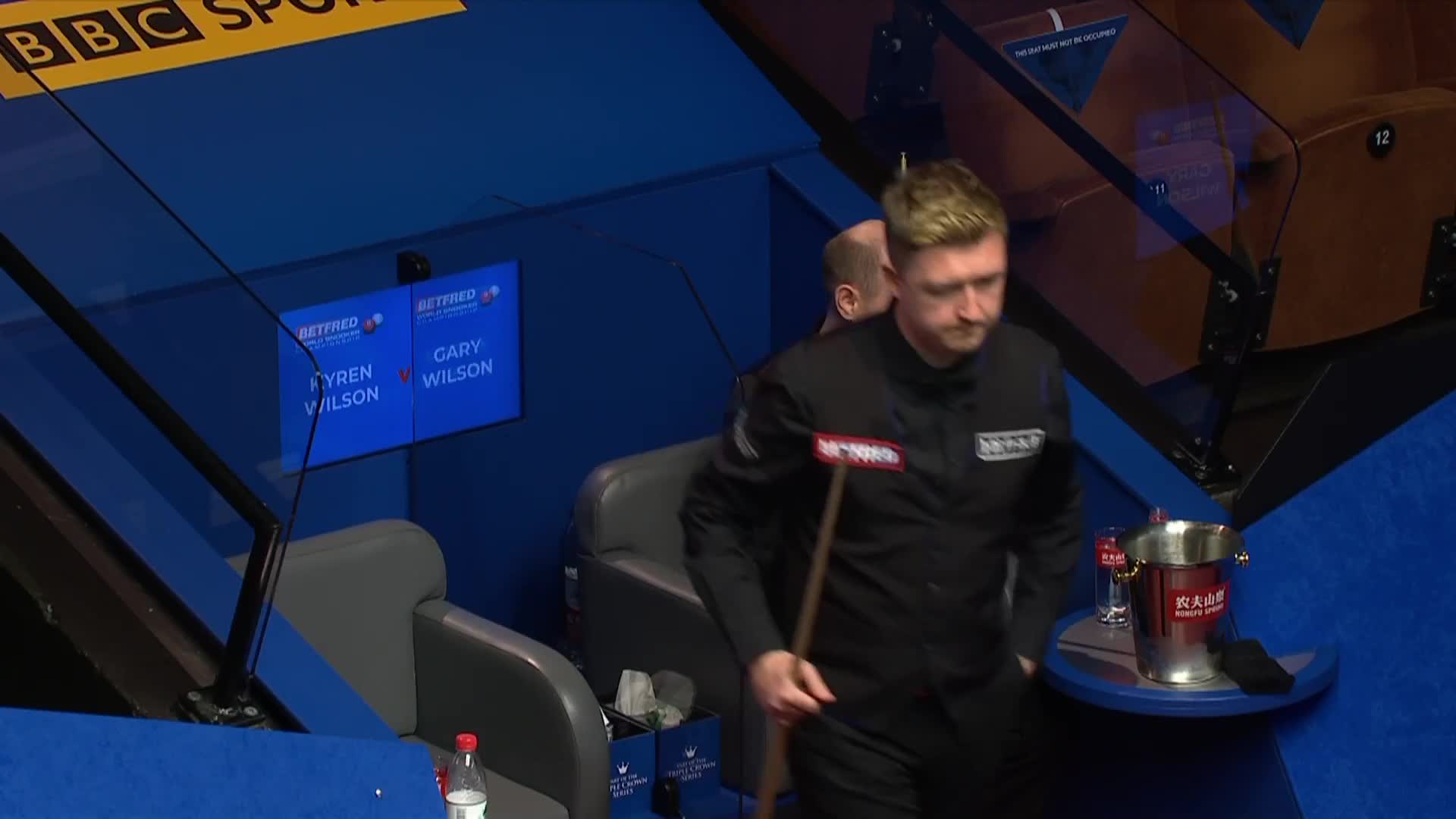凯伦·威尔逊vs加里·威尔逊 2021斯诺克世锦赛正赛 第二阶段 下半场 清流