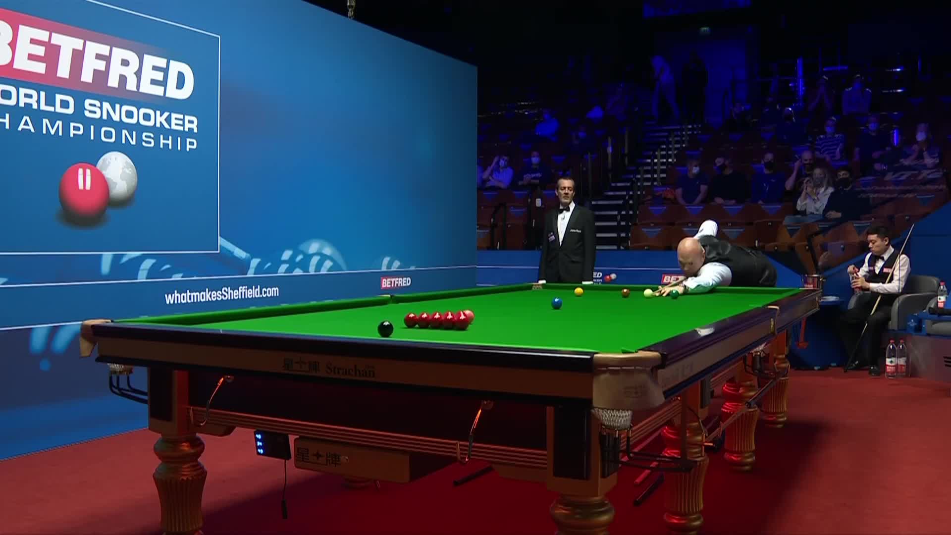  丁俊晖VS斯图尔特·宾汉姆 2021斯诺克世锦赛正赛 第二阶段 下半场决胜局 清流