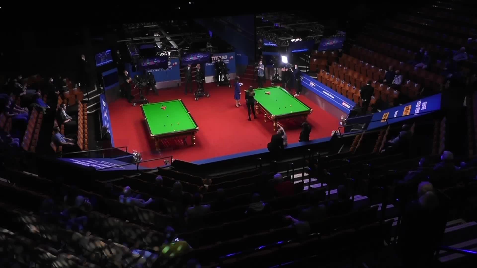 巴里·霍金斯VS马修·塞尔特 2021斯诺克世锦赛正赛 第二阶段 上半场 清流