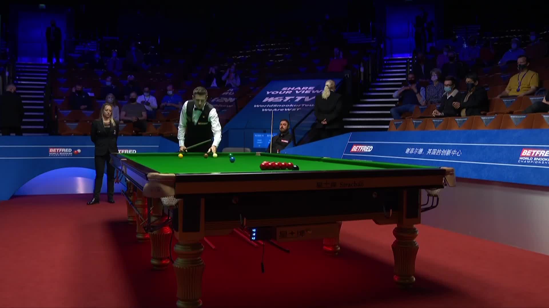 马克·塞尔比VS科特·马福林 2021斯诺克世锦赛正赛 第二阶段 上半场 清流