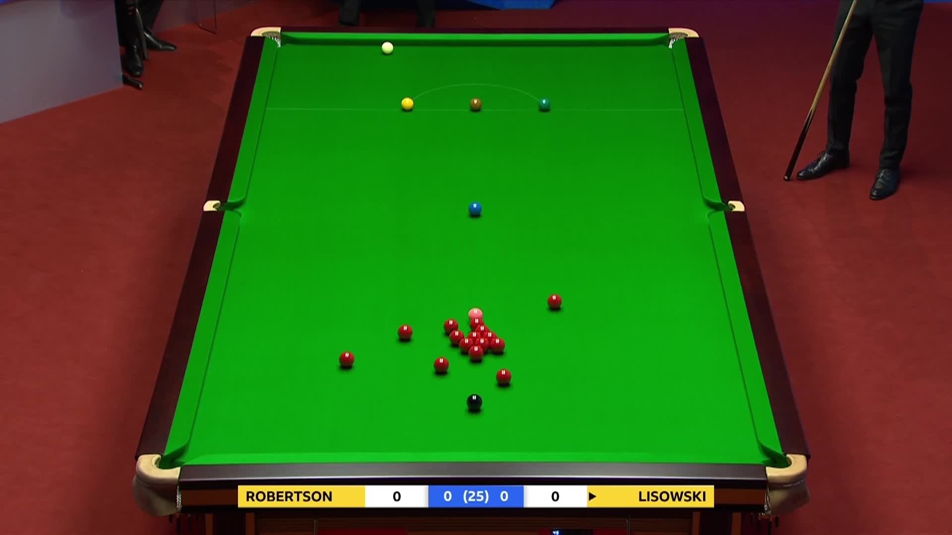 尼尔罗伯逊VS利索夫斯基 2021斯诺克世锦赛正赛 第二轮 下半场 清流