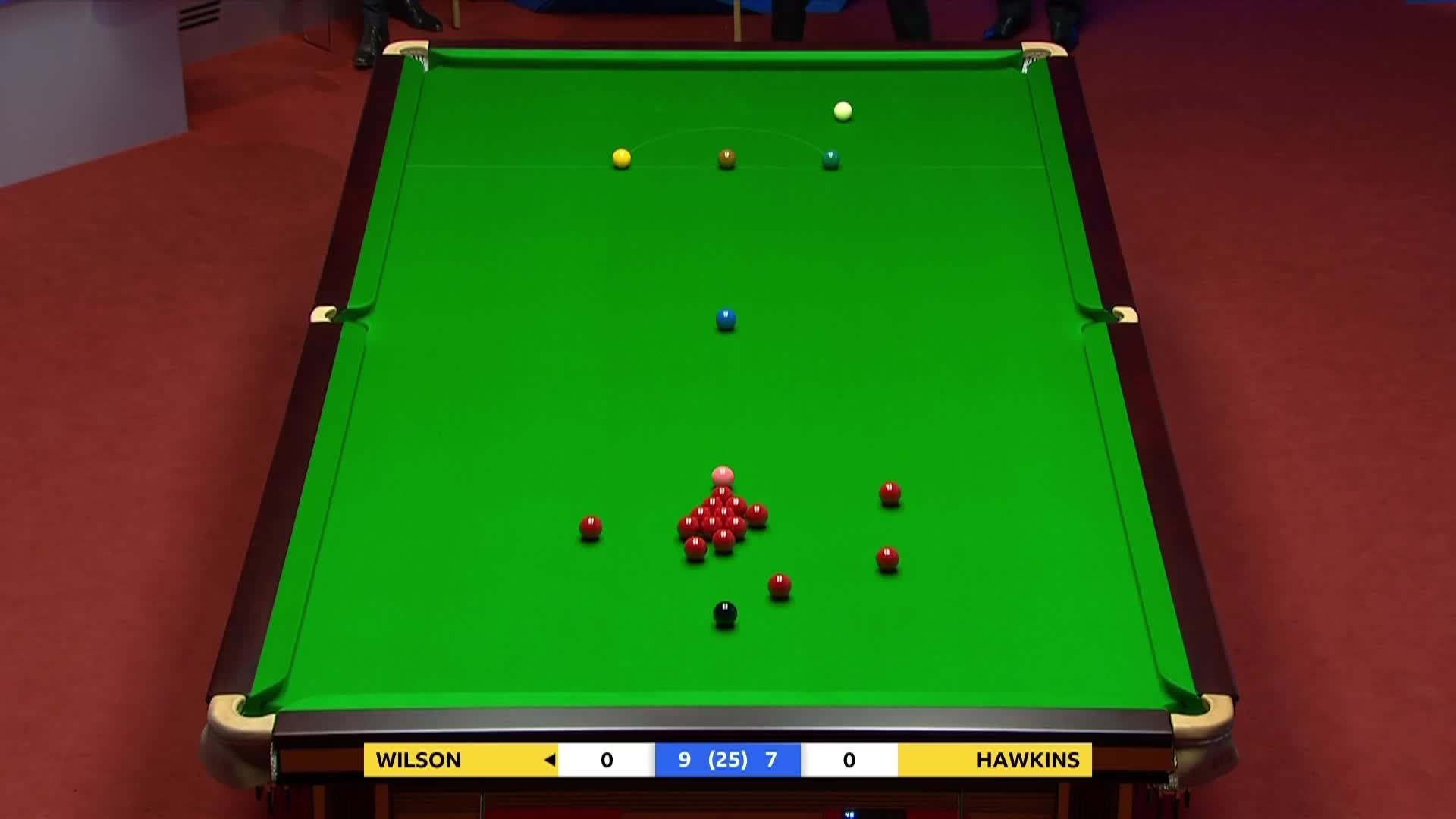 霍金斯VS凯伦·威尔逊 2021斯诺克世锦赛正赛第二轮第三阶段 上半场 清流