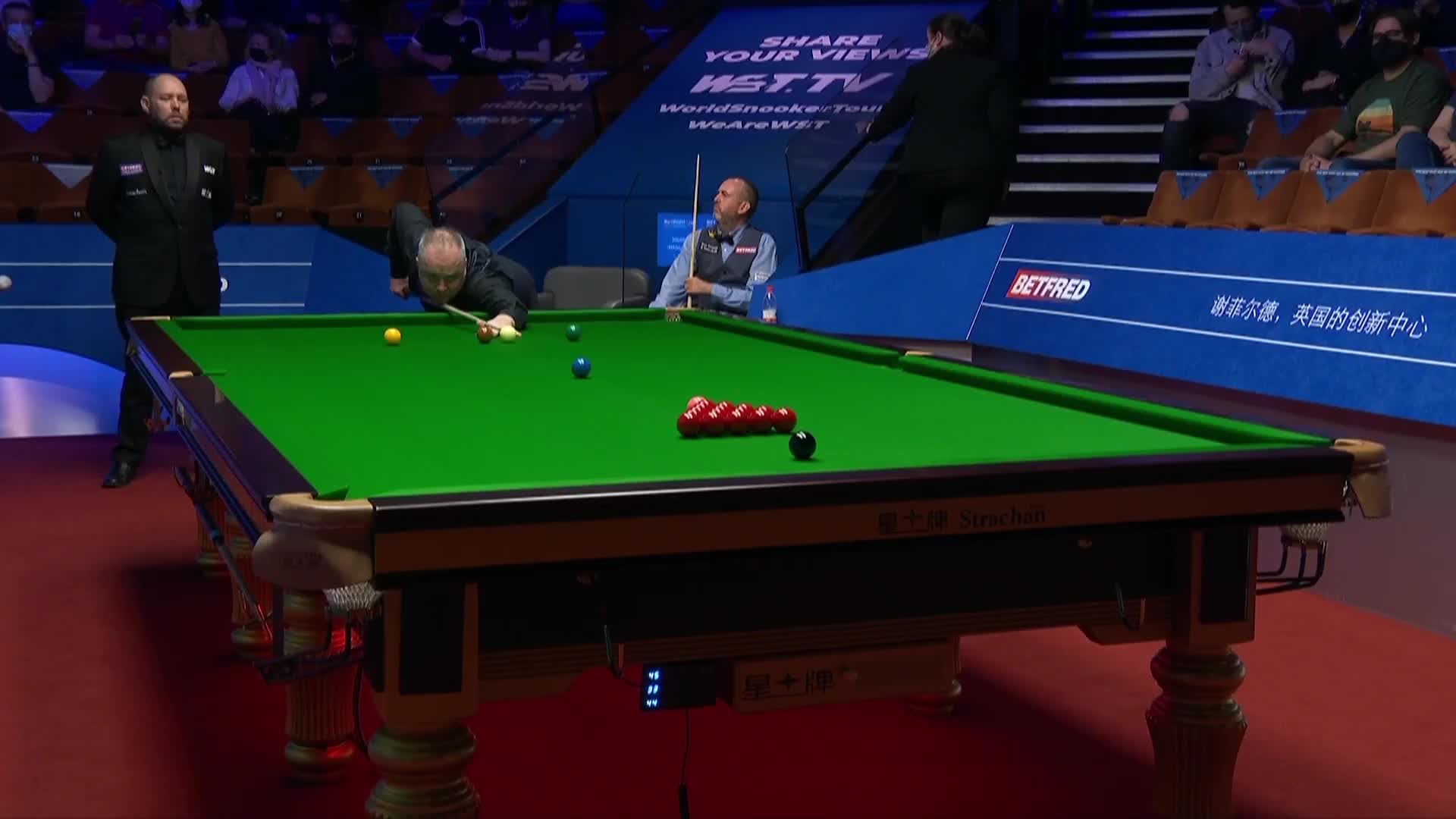 希金斯VS马克·威廉姆斯 2021斯诺克世锦赛正赛第二轮第一阶段 上半场 清流