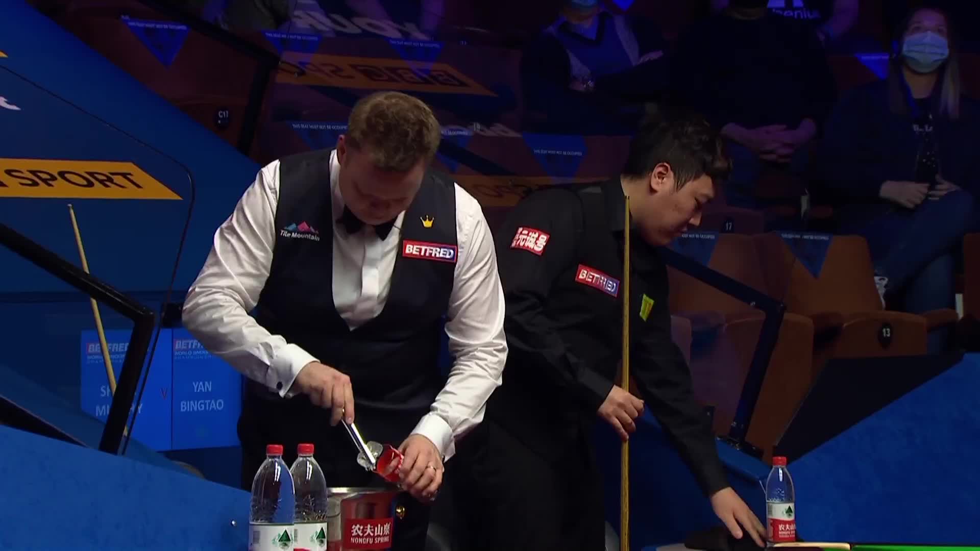 肖恩·墨菲VS颜丙涛 2021斯诺克世锦赛正赛第二轮第一阶段 下半场  清流