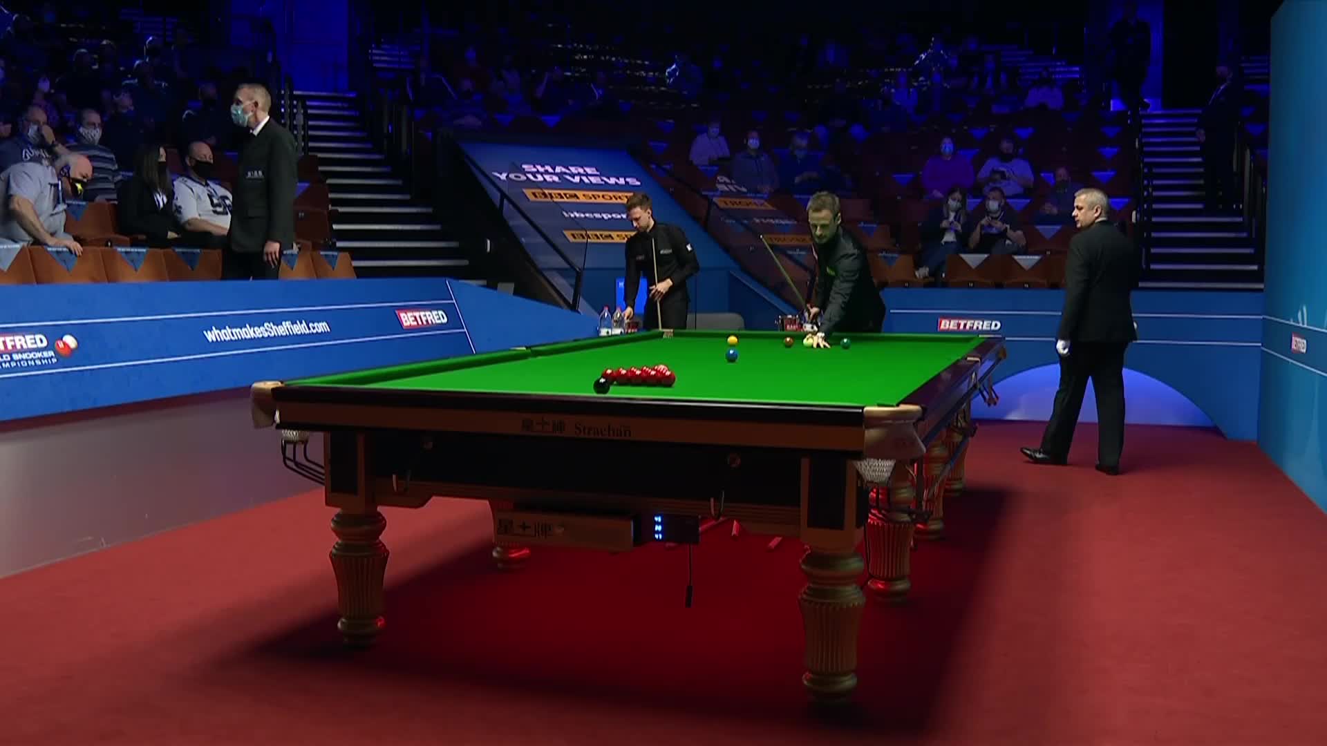 吉尔伯特VS特鲁姆普 2021斯诺克世锦赛正赛第二轮第1阶段 上下半场 清流