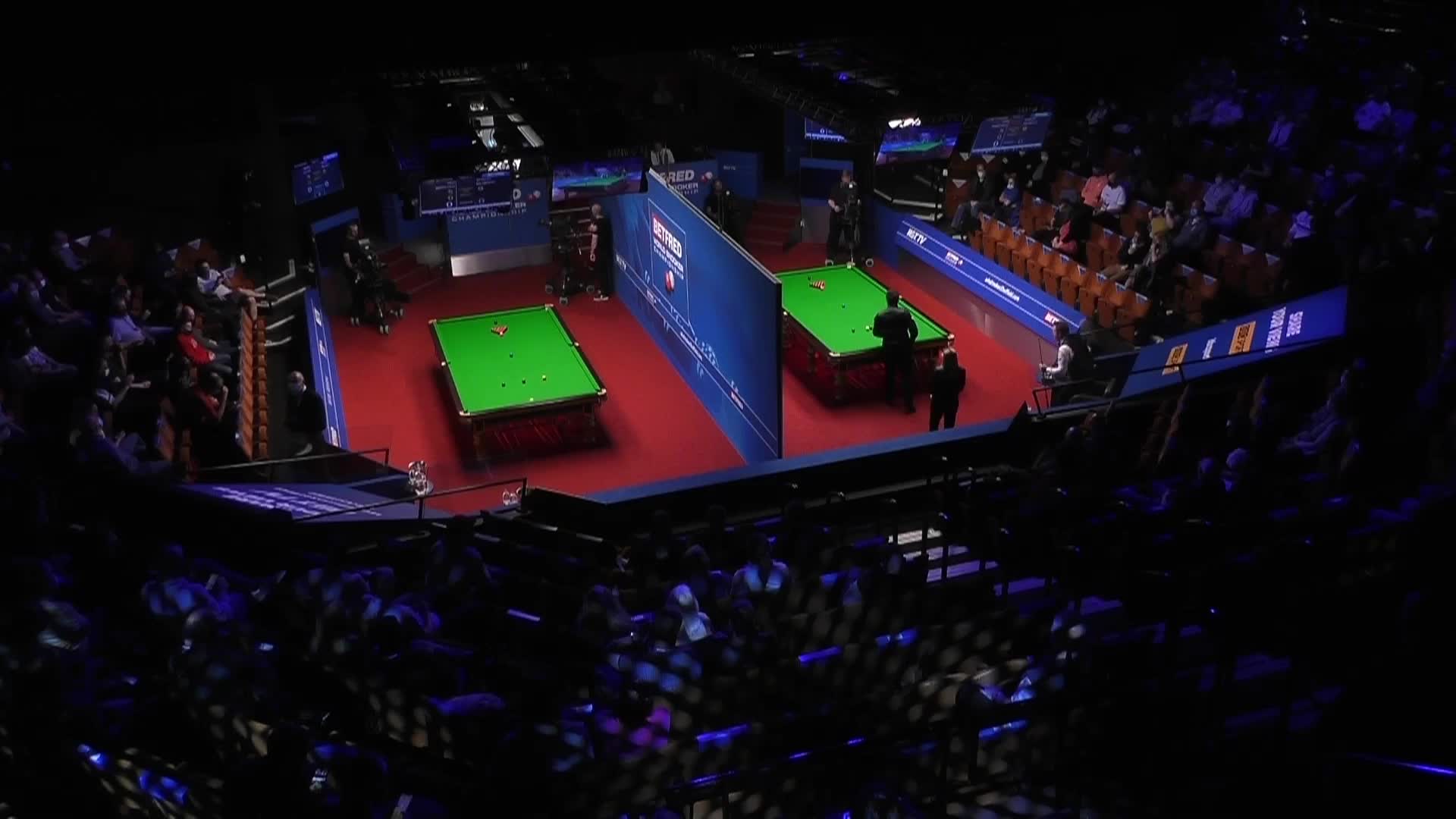 马克·艾伦VS塞尔比 2021斯诺克世锦赛正赛第二轮第一阶段 下半场 清流