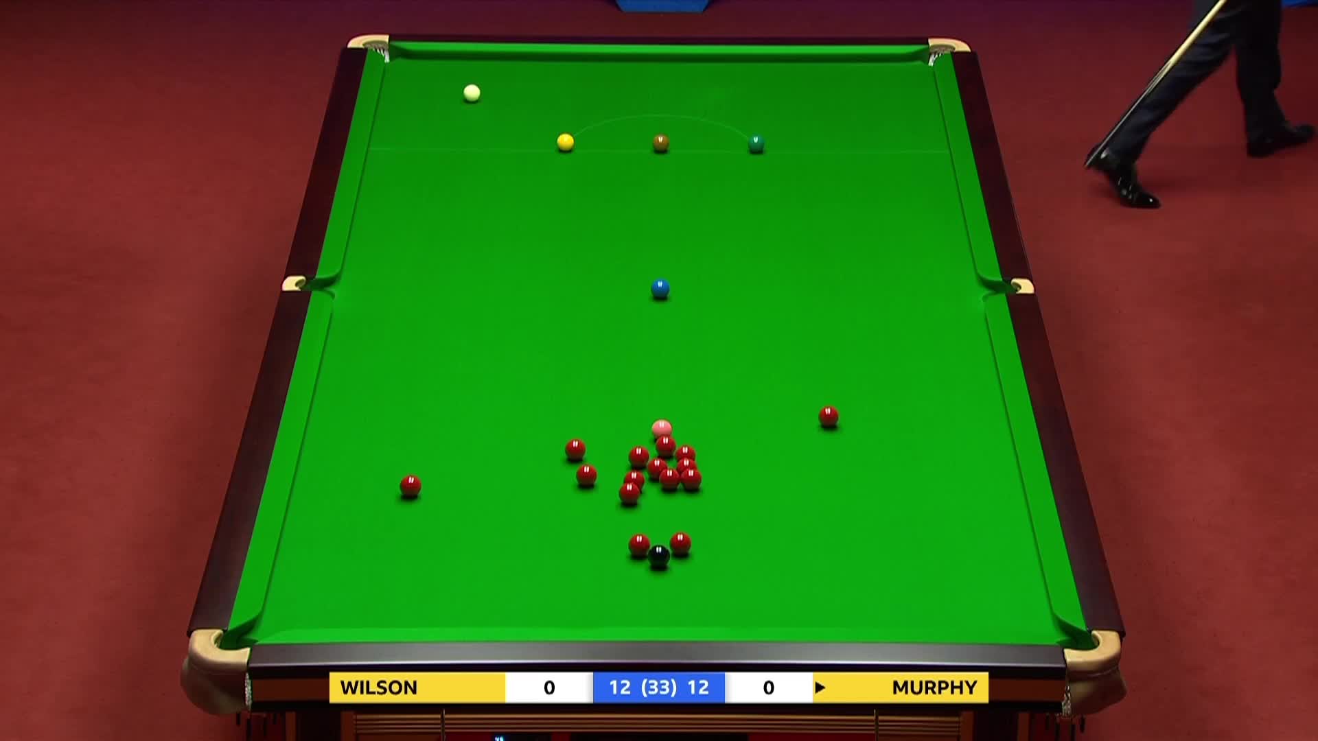 凯伦·威尔逊vs肖恩·墨菲 斯诺克世锦赛半决赛 第四场上半场 清流