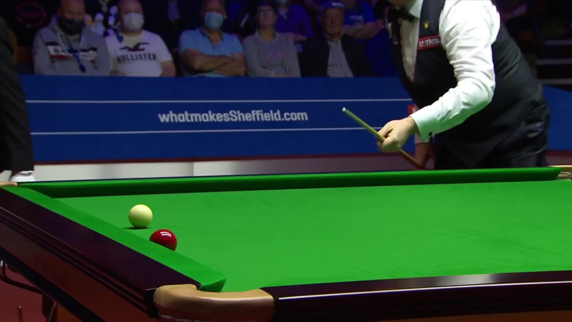 墨菲送黄球到袋口