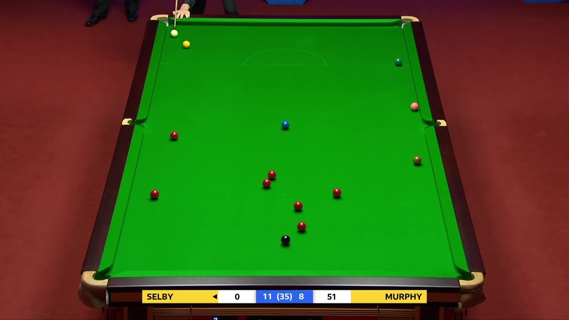 塞尔比长台进攻 咣袋进袋没有问题