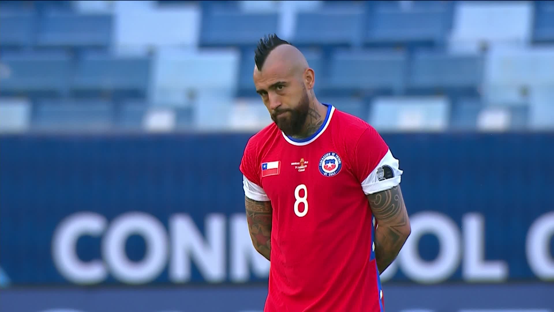 乌拉圭vs智利 上半场清流 2021美洲杯