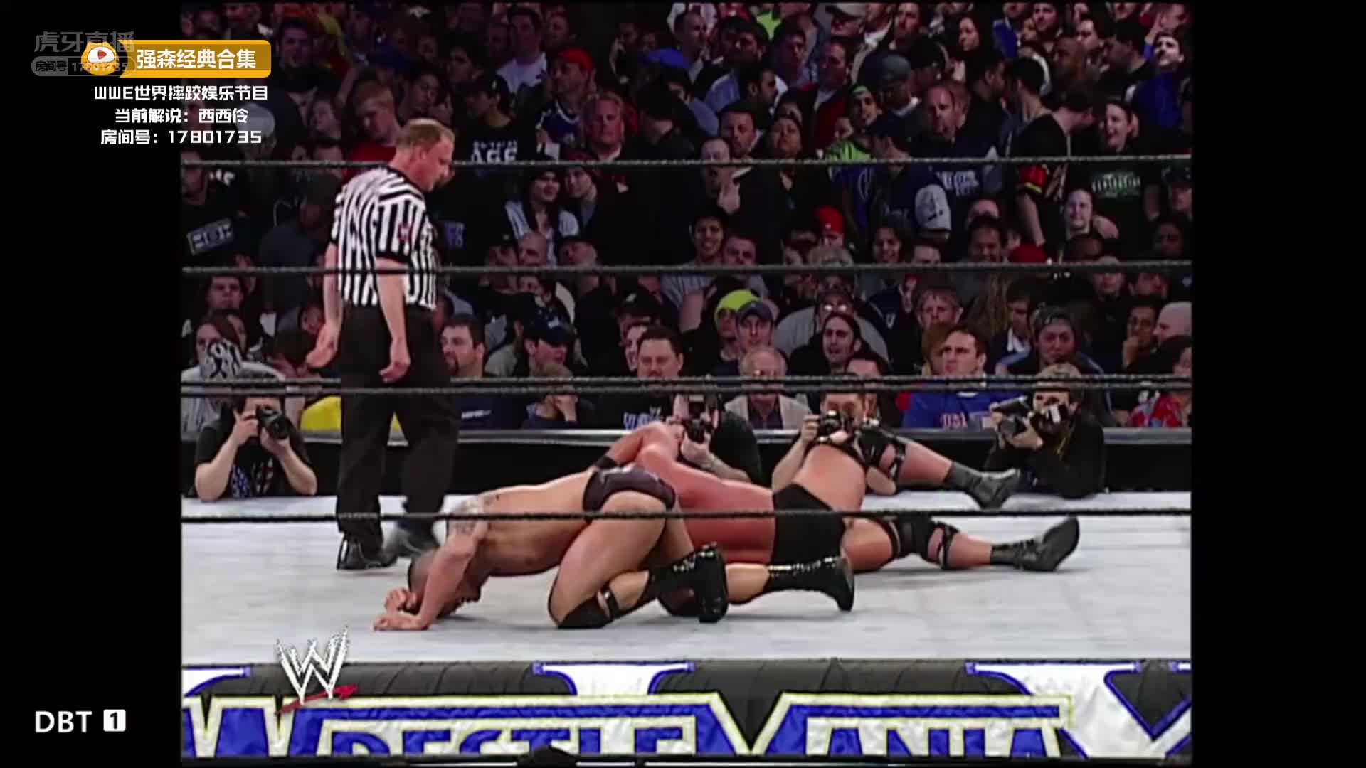 冷石被洛克炸弹轰成渣渣 强森无疑问胜利！