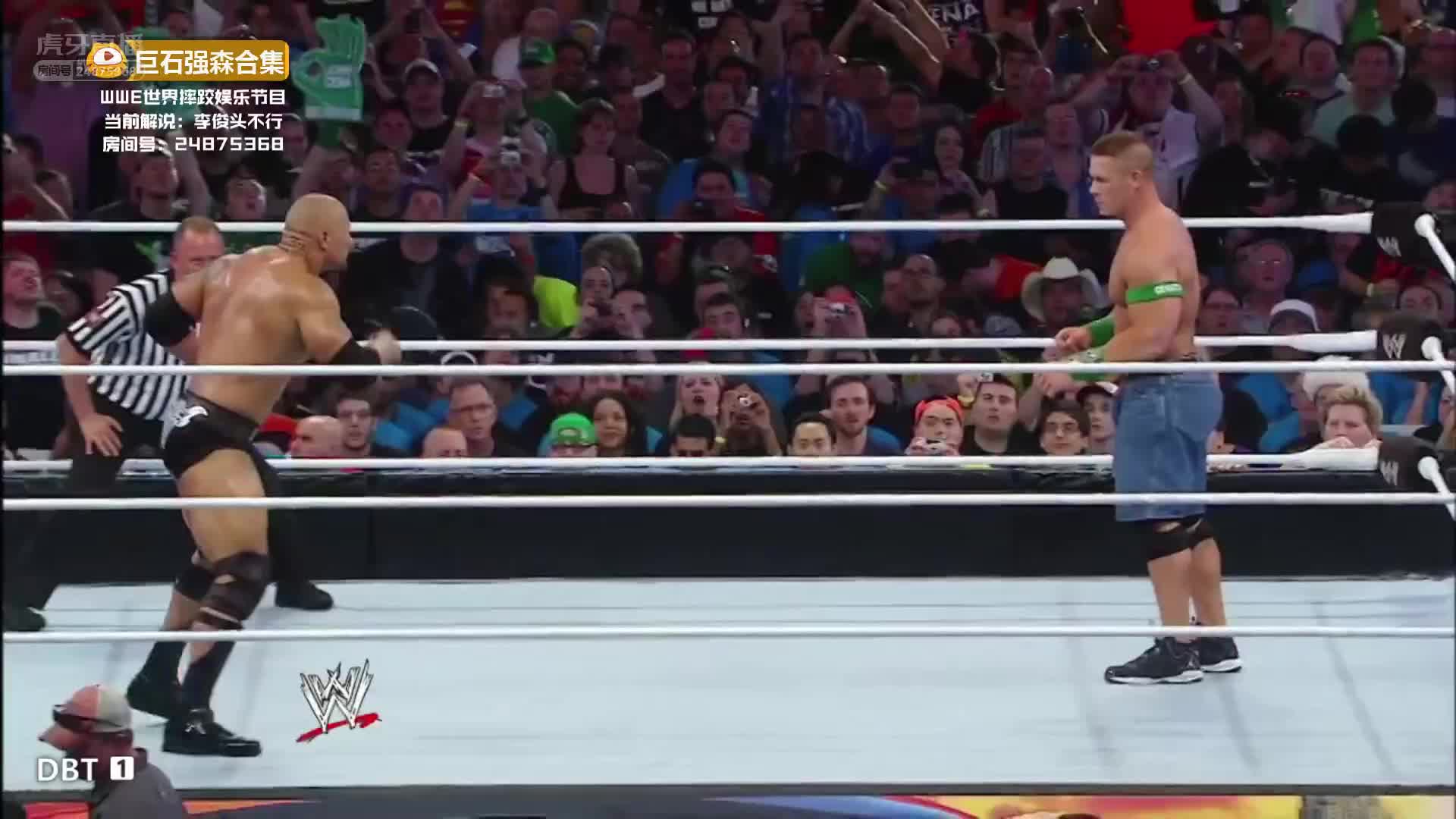 强森塞纳较力 你过来啊？！