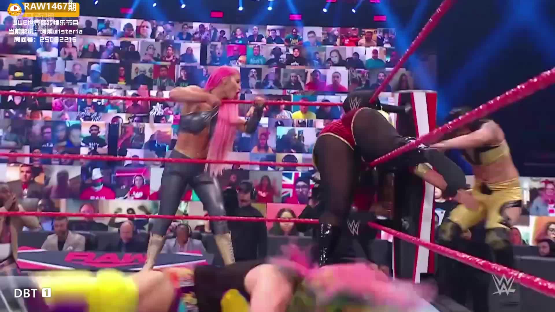 油面筋加农炮一记泰山压顶打断压制