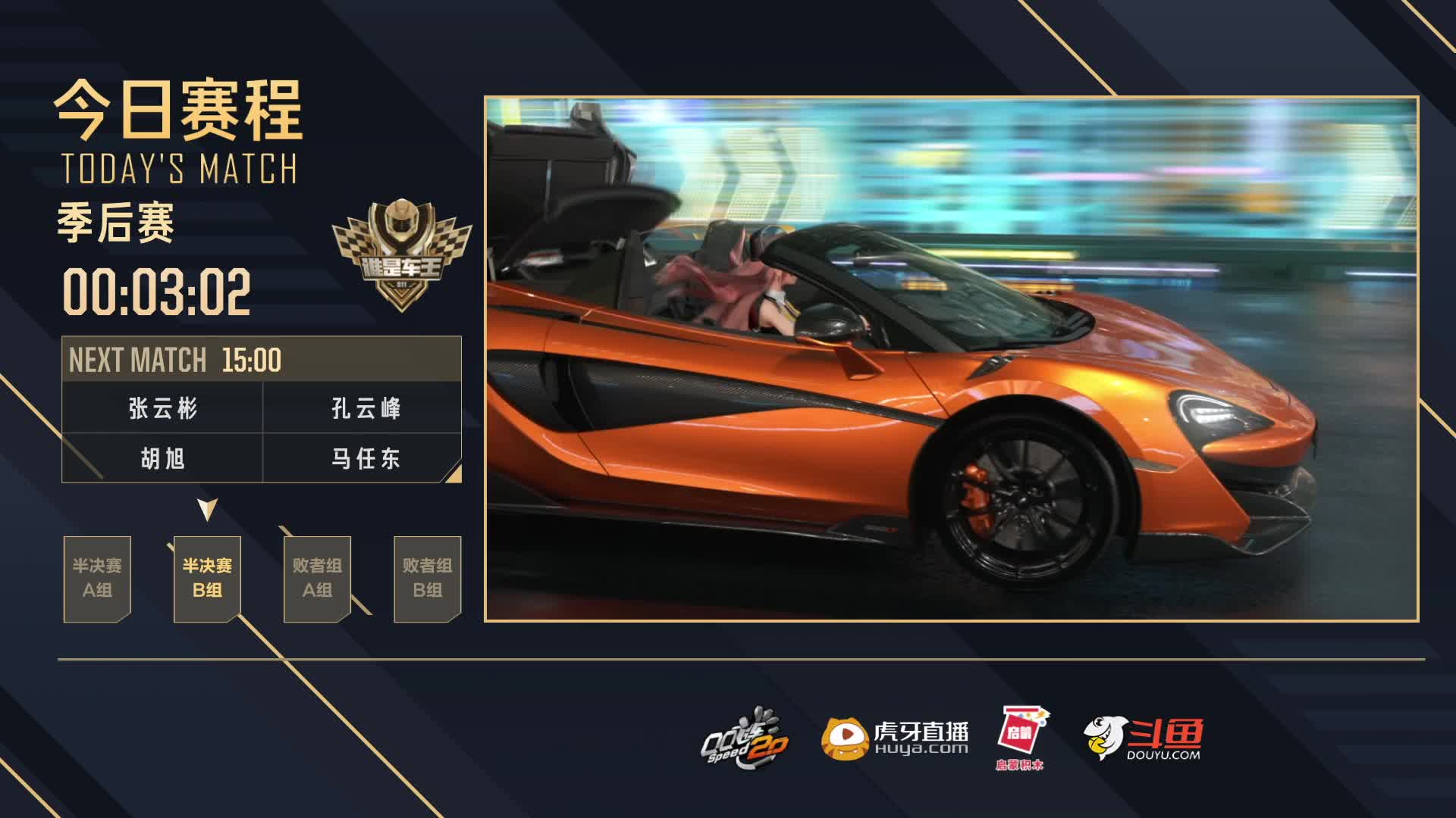季后赛半决赛B组-谁是车王S11