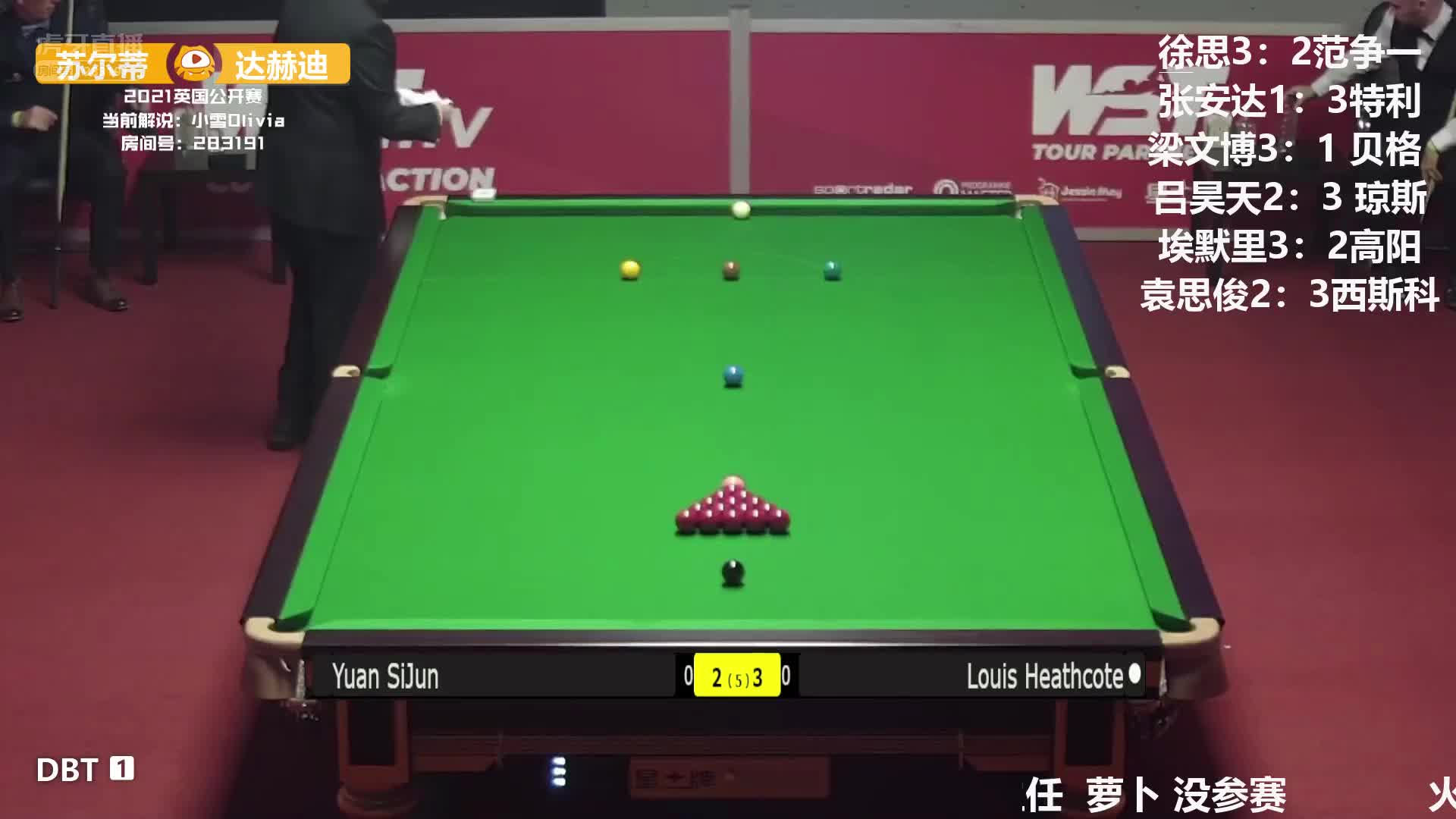 扎克·苏尔第 V 肯·达赫迪 英国公开赛 小雪解说 
