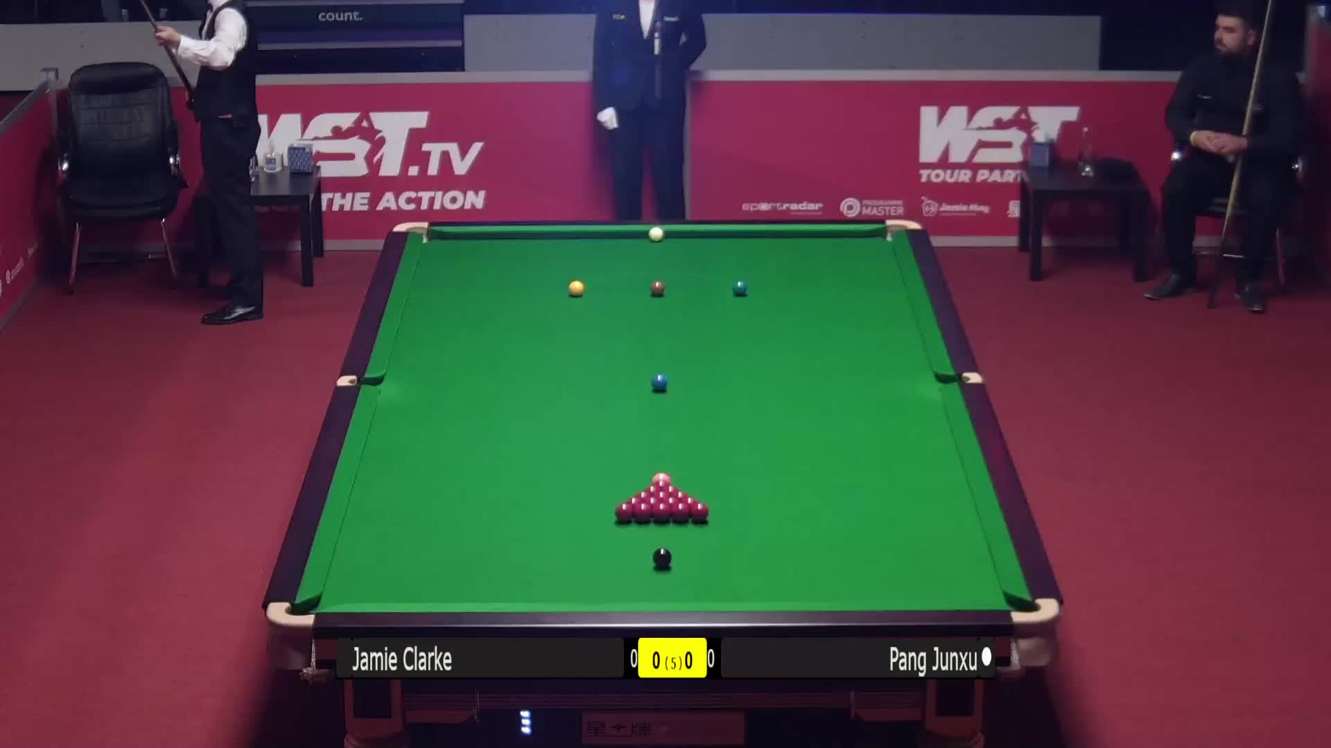 詹姆·克拉克 vs 庞俊旭 英国公开赛 清流