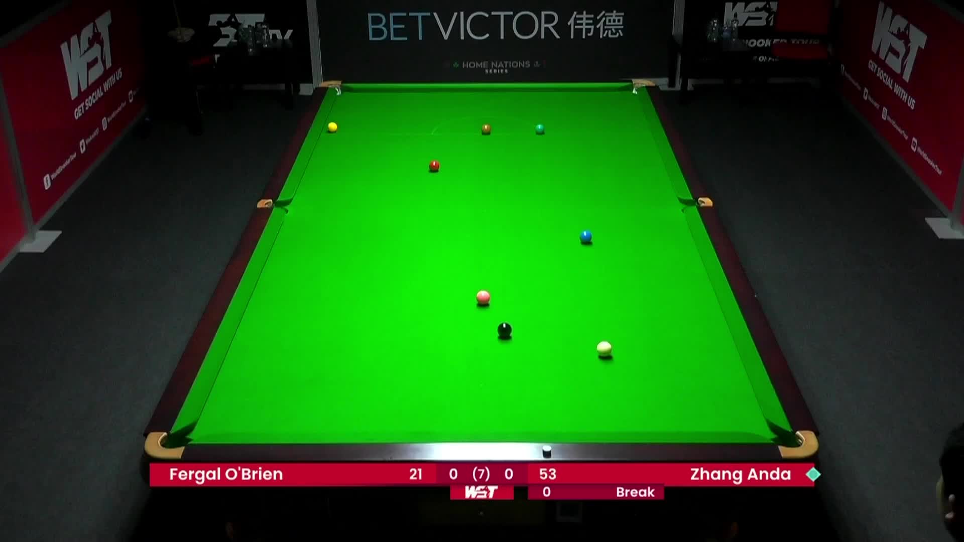 有点东西！张安达对角线长台精准落袋