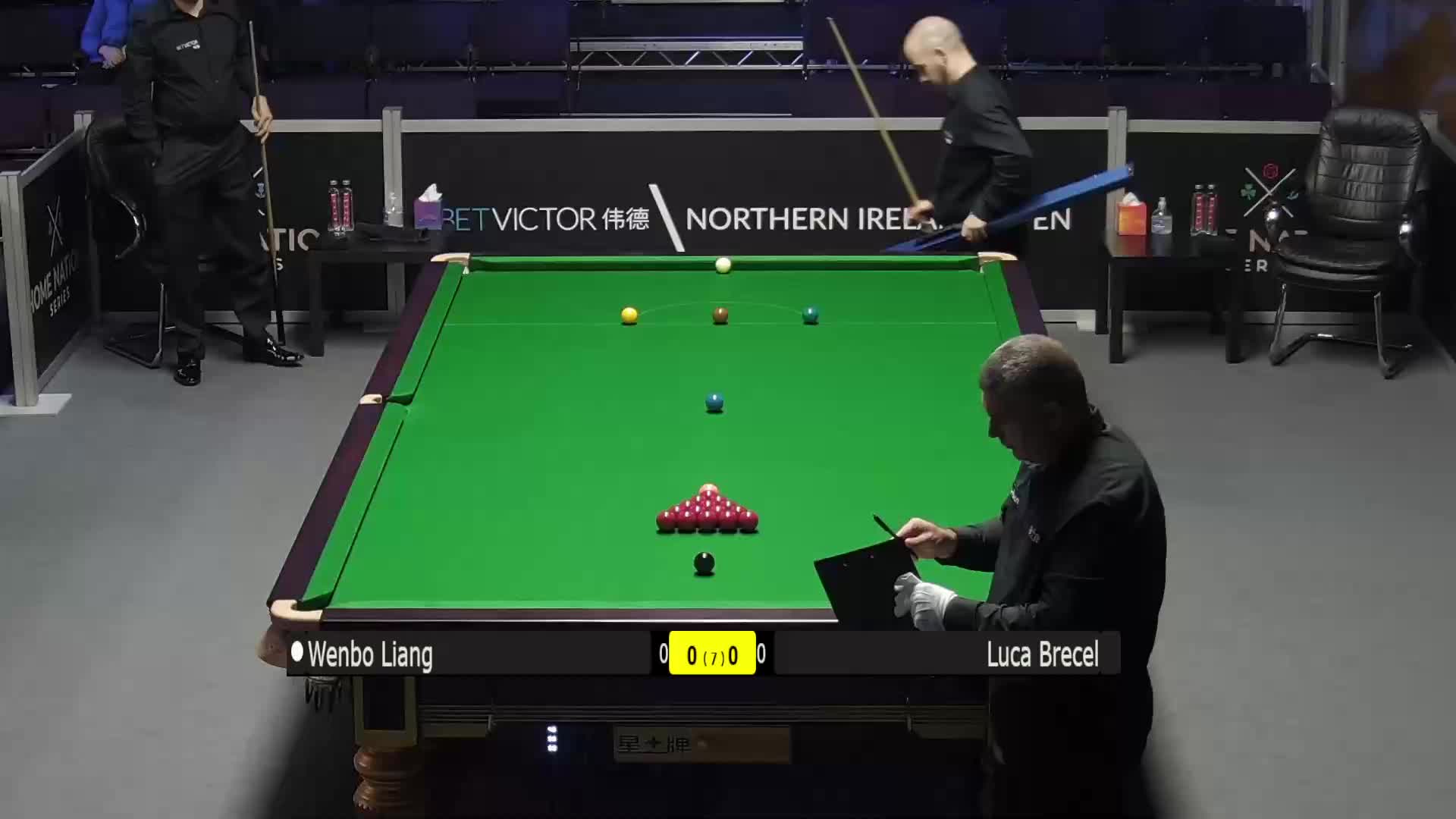 梁文博 vs 卢卡·布雷切尔 北爱尔兰公开赛 清流