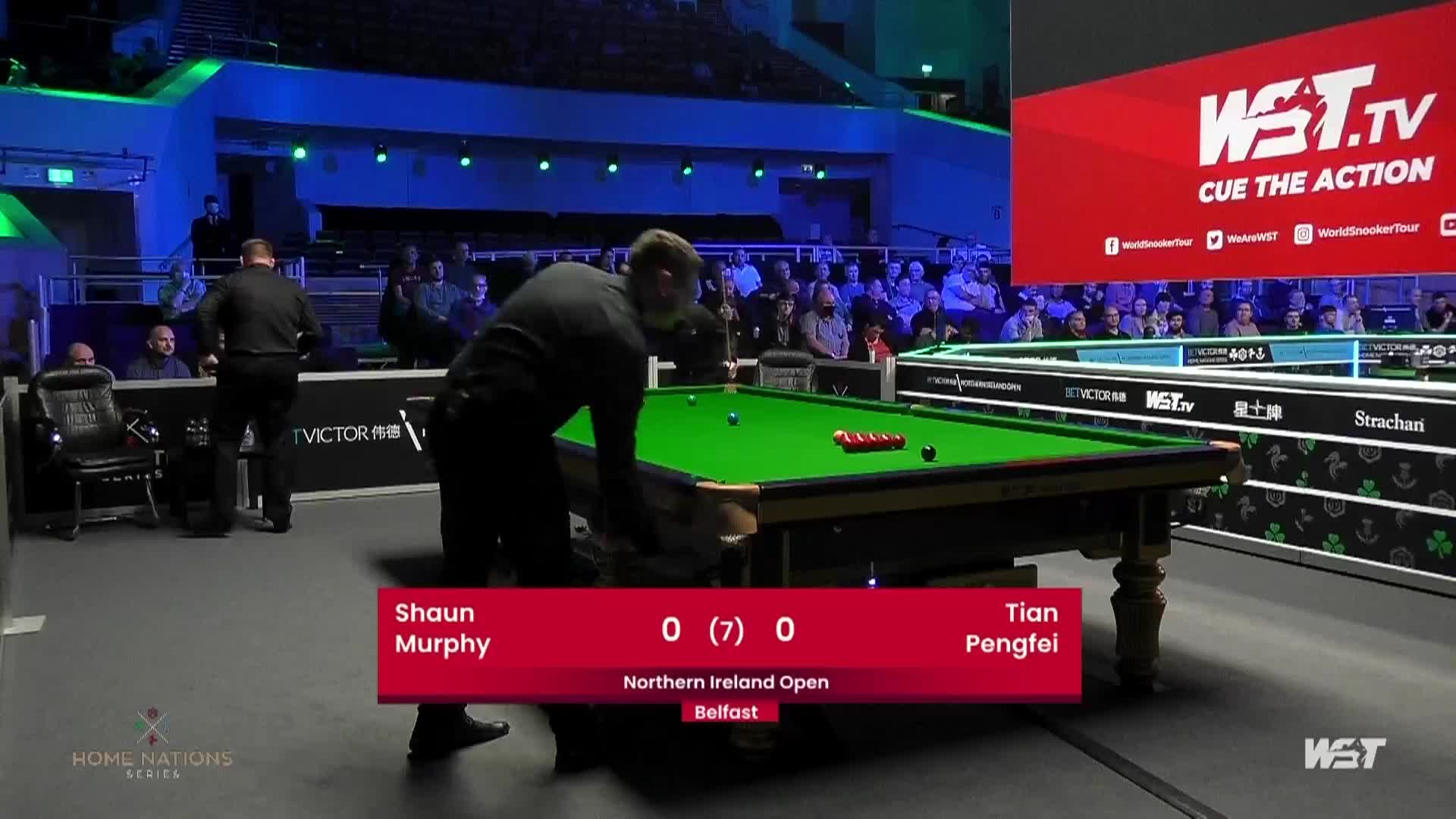 肖恩·墨菲  V  田鹏飞 北爱尔兰公开赛 清流