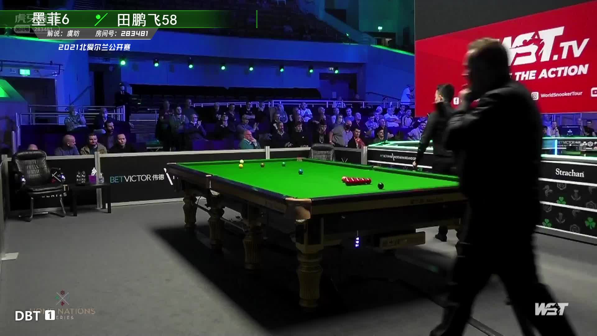 肖恩·墨菲  V  田鹏飞 北爱尔兰公开赛 虞昉解说