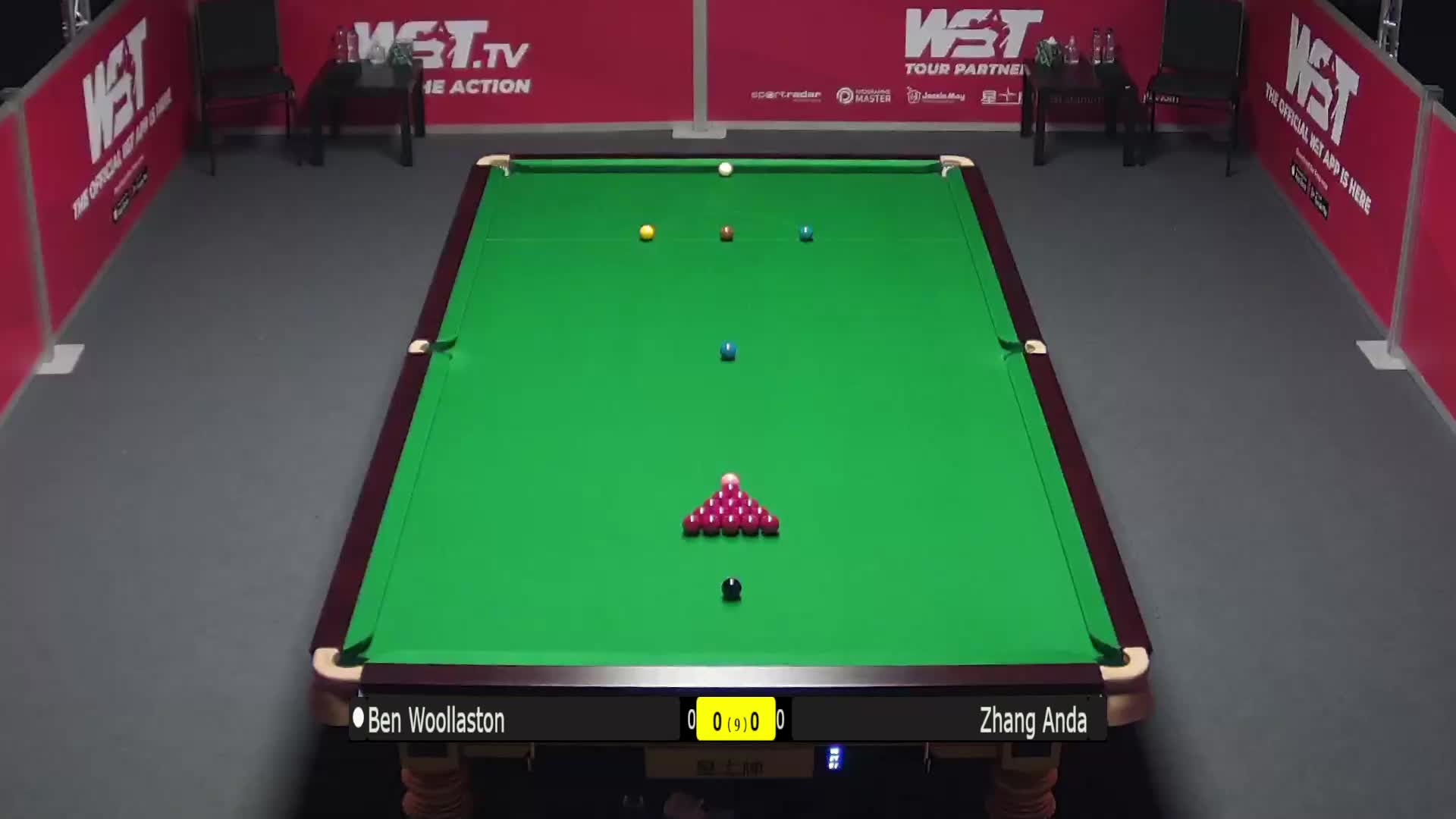 本·沃拉斯顿vs张安达  2021斯诺克德国大师赛资格赛 清流