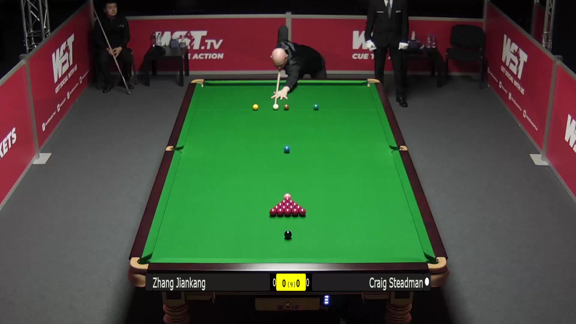 张健康vs斯特德曼  2021斯诺克德国大师赛资格赛 清流