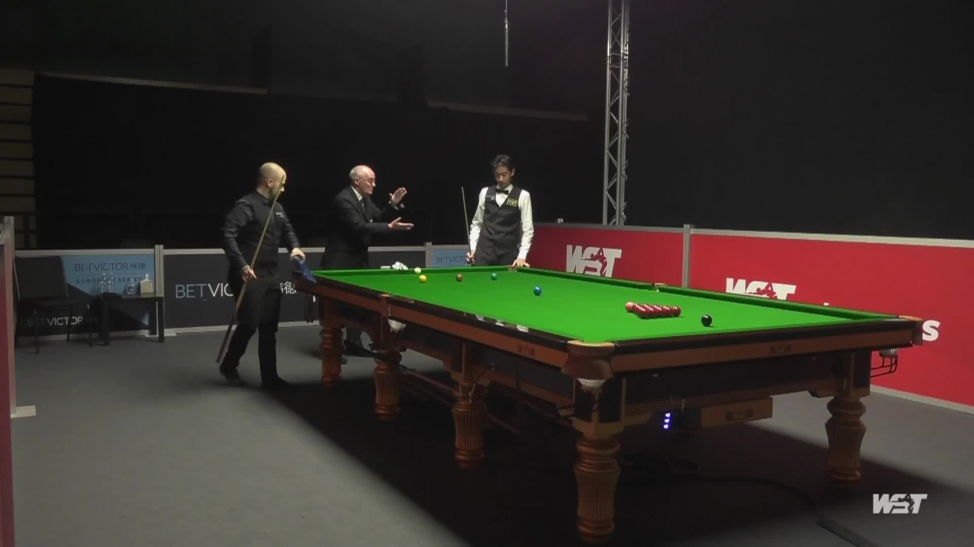 布雷切尔vs吴宜泽  2021斯诺克德国大师赛资格赛 清流