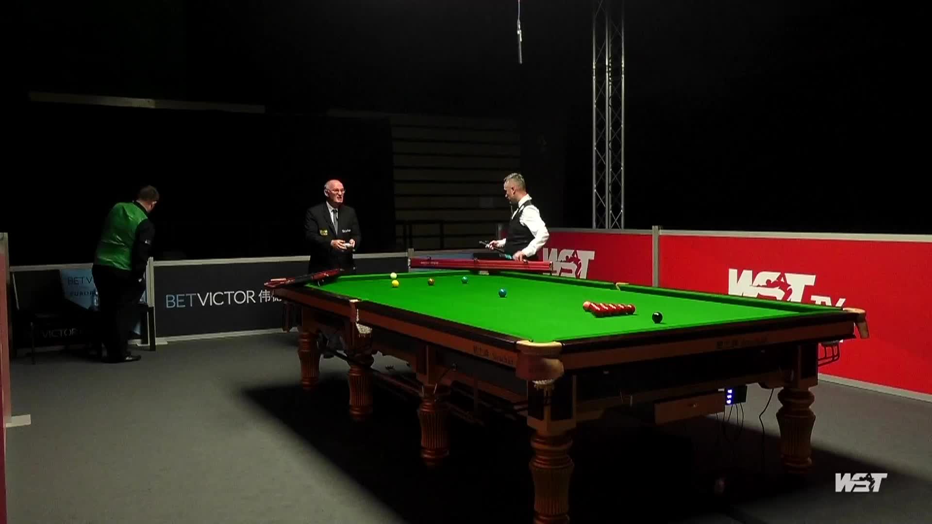 马克·艾伦vs阿尔菲·伯顿  2021斯诺克德国大师赛资格赛 清流
