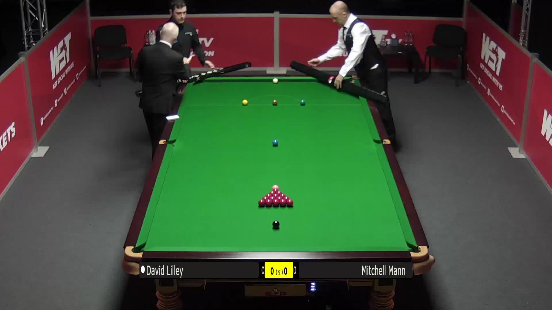 大卫·利利VS米切尔·曼恩  2021斯诺克德国大师赛资格赛 清流