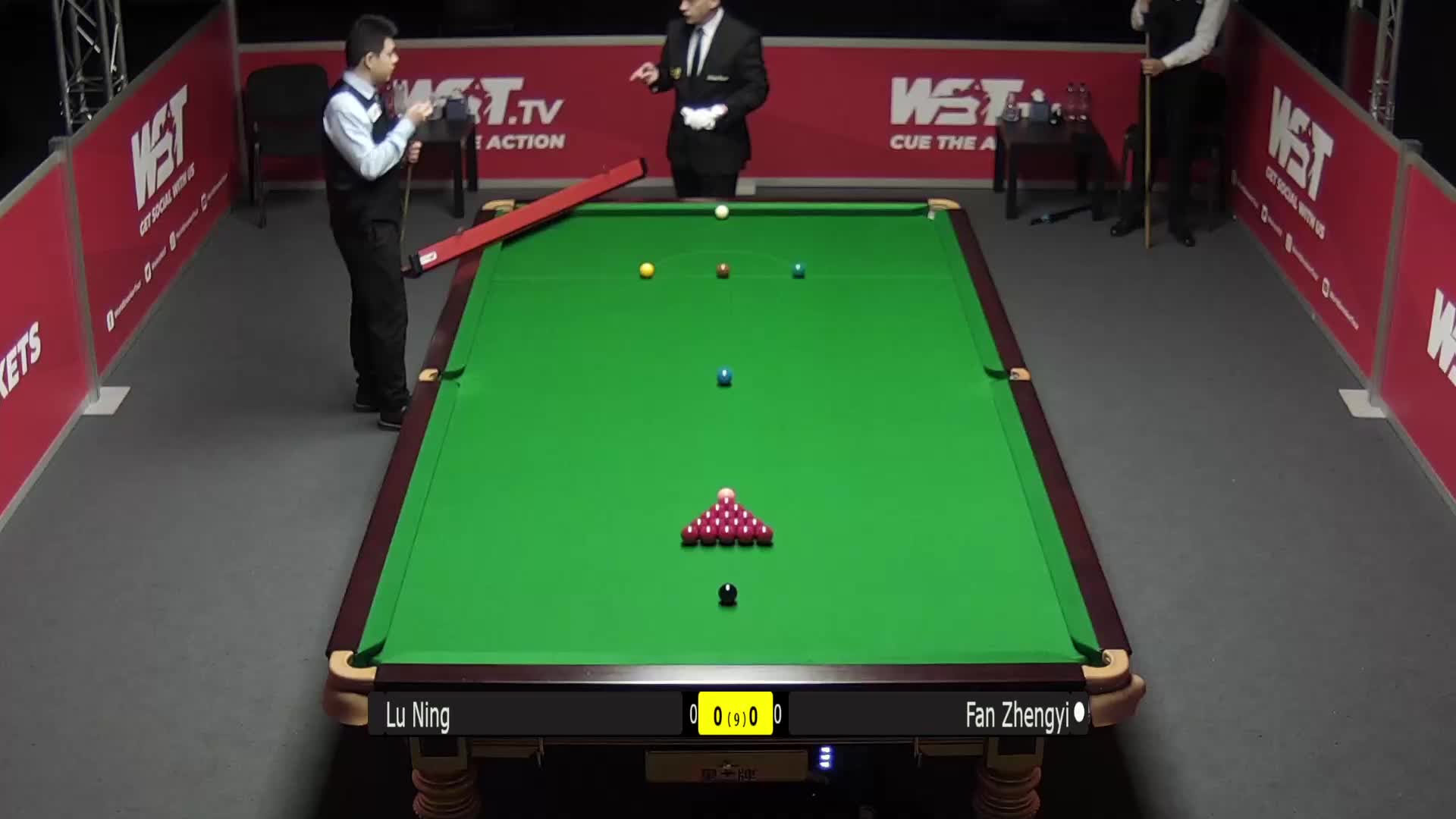 鲁宁  VS  范争一  2021斯诺克德国大师赛资格赛  清流