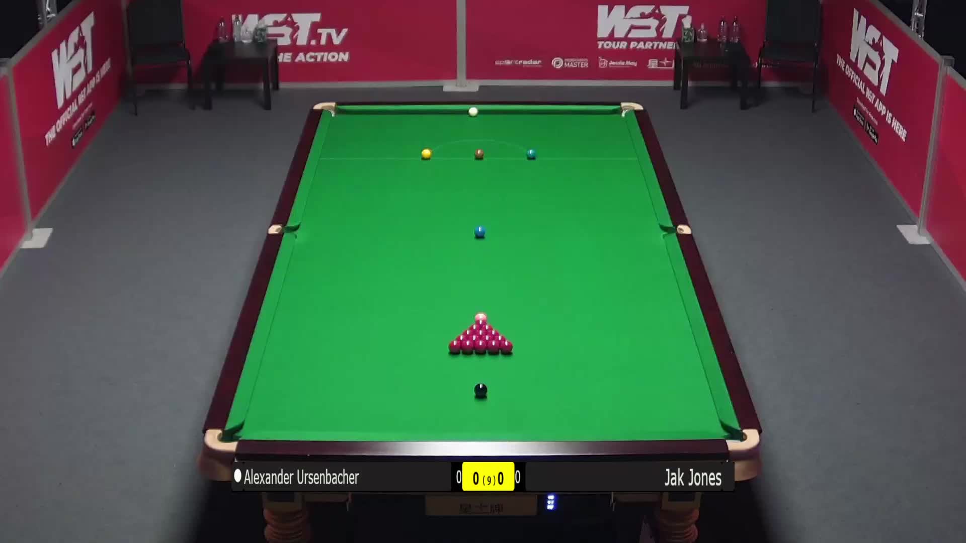 亚历山大·乌森巴赫  VS  杰克·琼斯 2021斯诺克德国大师赛资格赛  清流