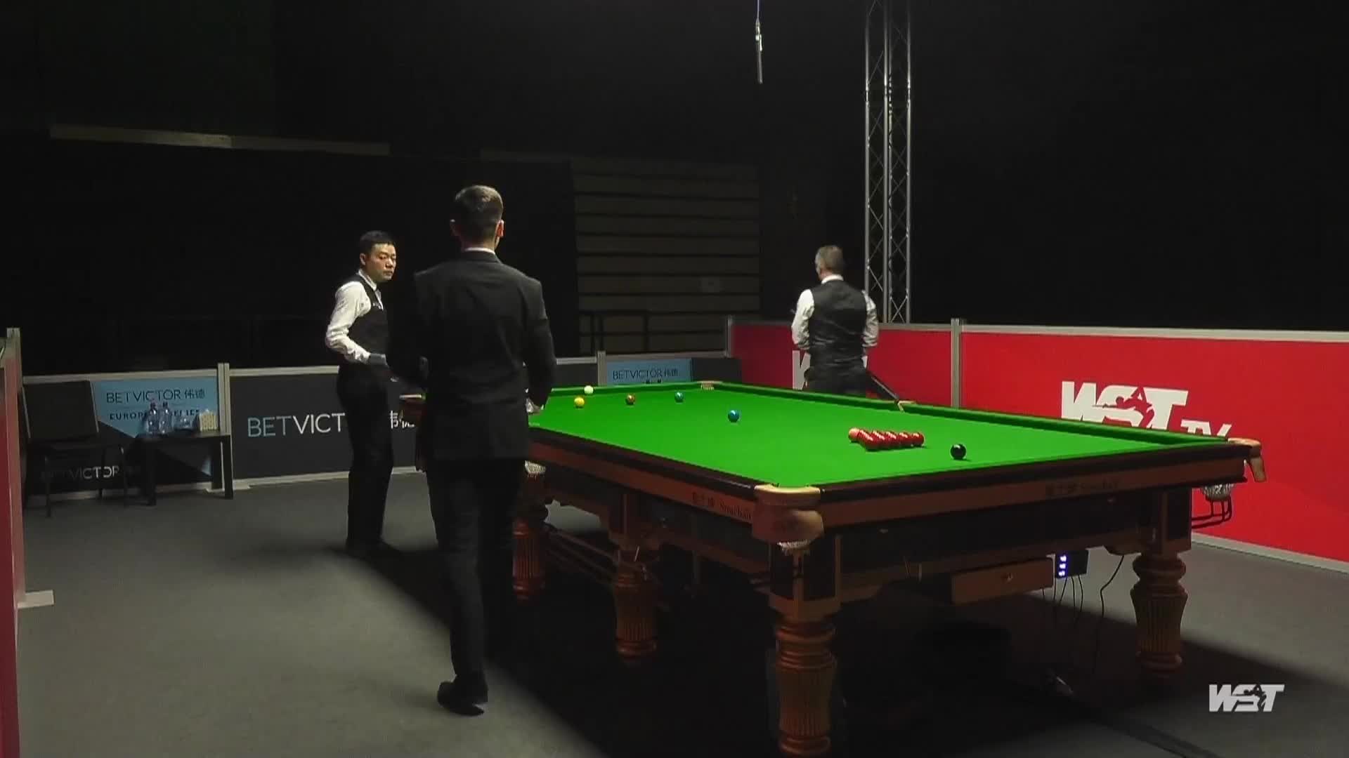 丁俊晖  VS  马克·戴维斯 2021斯诺克德国大师赛资格赛  清流