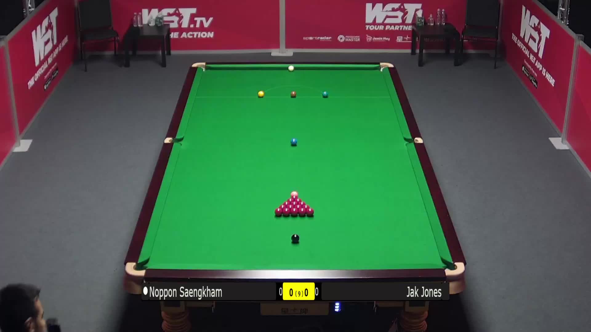 诺鹏·桑坎姆  VS  杰克·琼斯  2021斯诺克德国大师赛资格赛  清流