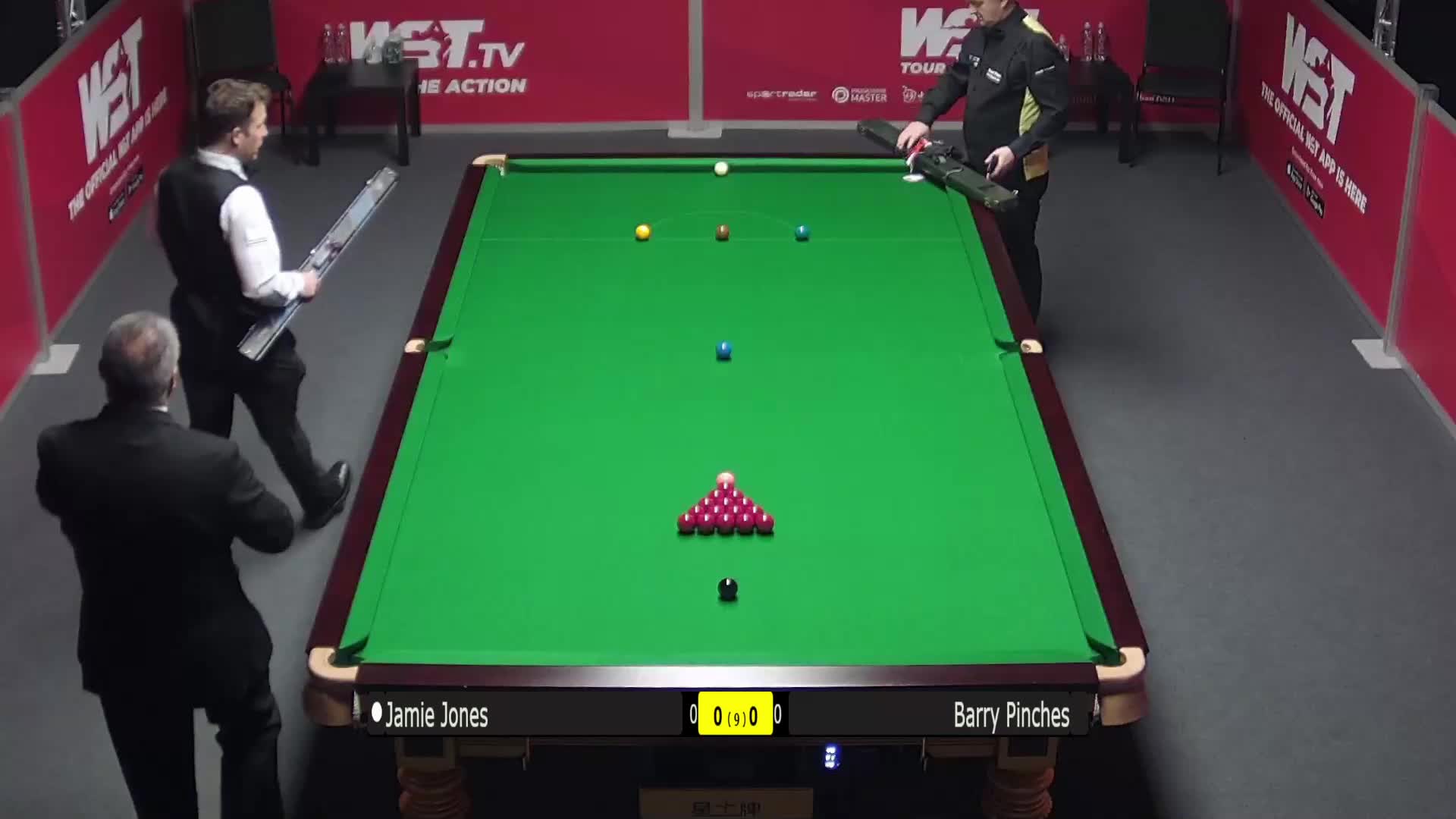 詹姆·琼斯  VS  巴里·平奇斯  2021斯诺克德国大师赛资格赛  清流