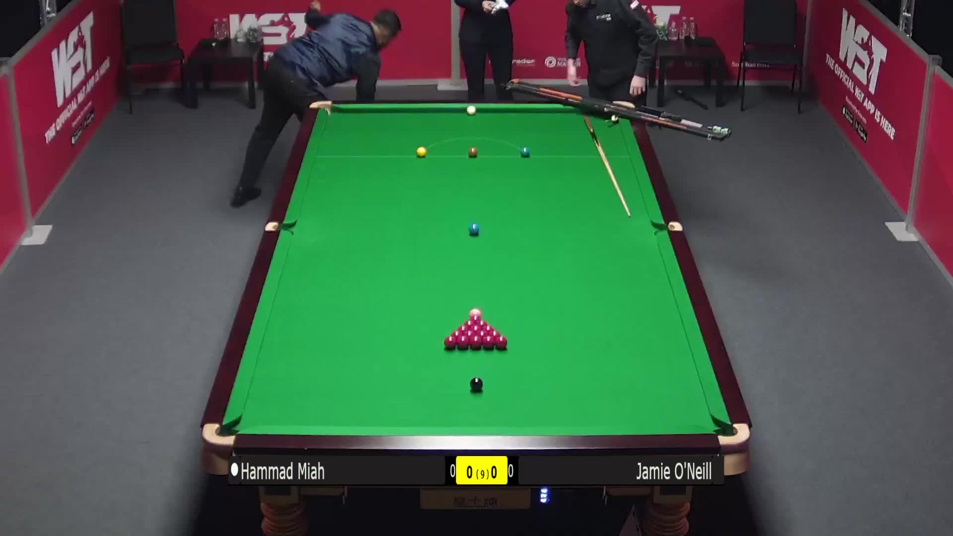 詹姆·奥尼尔  V  哈马德·米亚赫   2021欧洲大师赛资格赛  清流