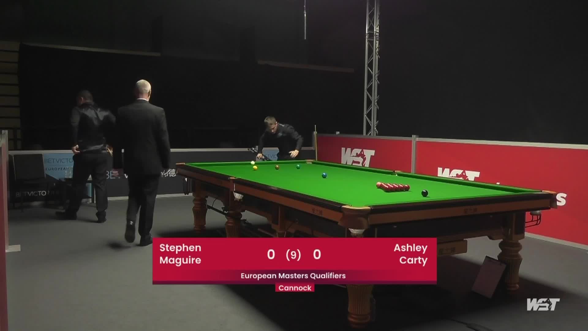 斯蒂芬·马奎尔  V  阿什利·卡蒂  2021欧洲大师赛资格赛  清流