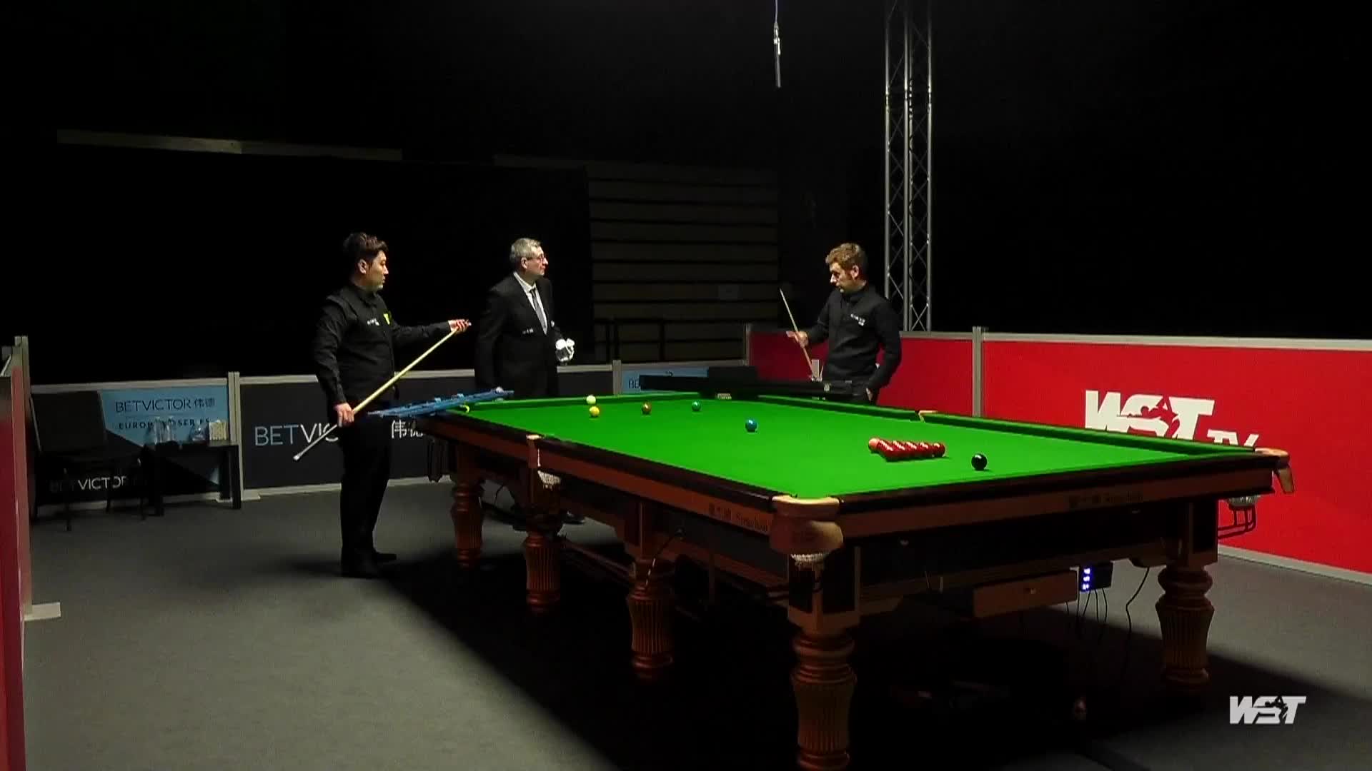 颜丙涛vs本·沃拉斯顿  2021欧洲大师赛资格赛  一诺解说  上