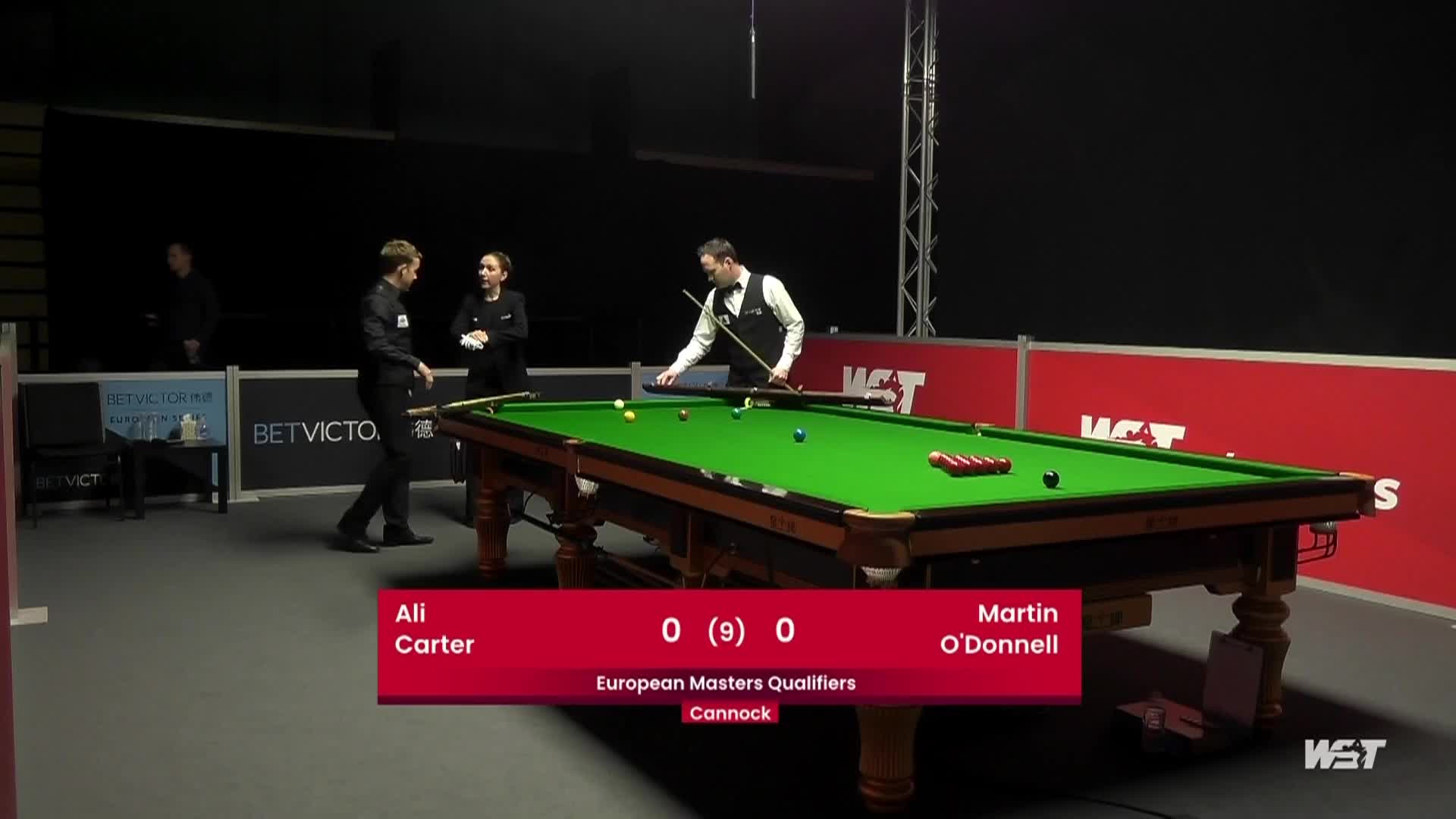 阿里·卡特vs马丁·奥唐奈 2021欧洲大师赛资格赛 清流