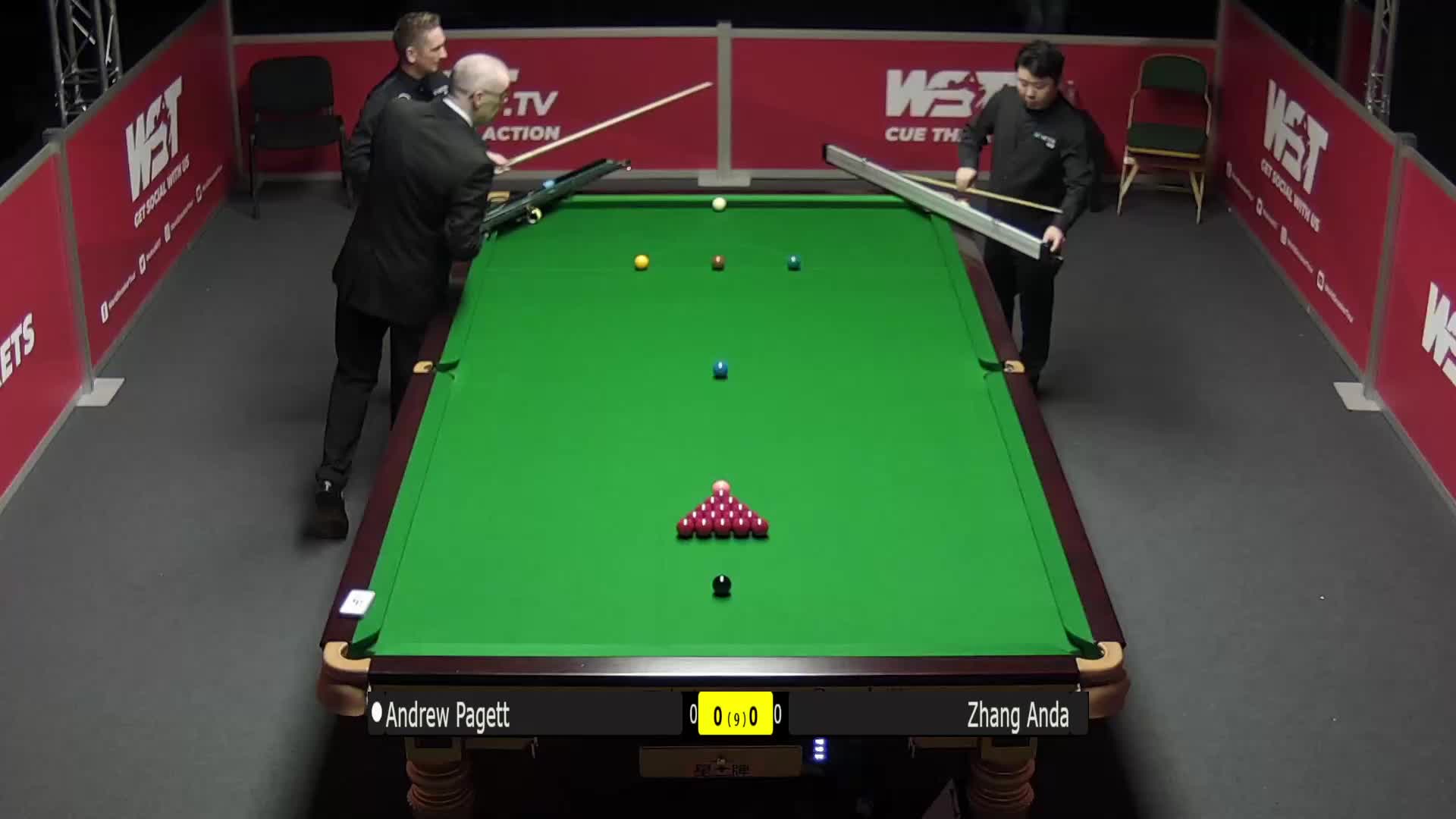 安德鲁·帕吉特vs张安达 2021欧洲大师赛资格赛 清流