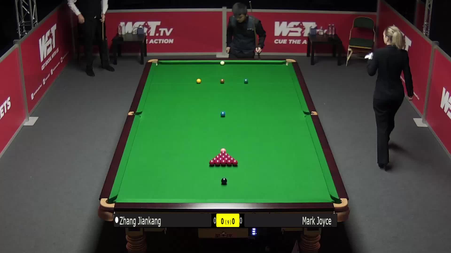 张健康  V  马克·乔伊斯  2021欧洲大师赛资格赛 清流