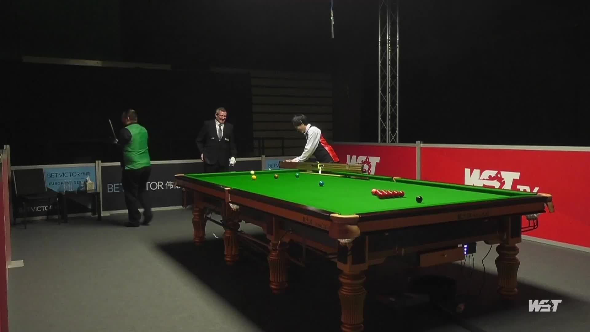 马克·艾伦  V  阿卡尼·宋沙瓦  2021欧洲大师赛资格赛 清流