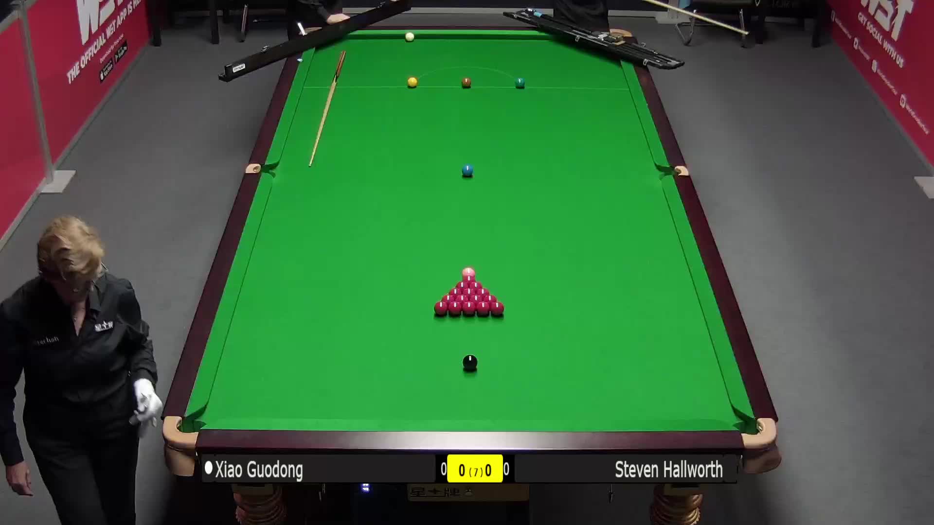 肖国栋V史蒂文·霍尔沃斯  2021斯诺克英格兰公开赛 清流