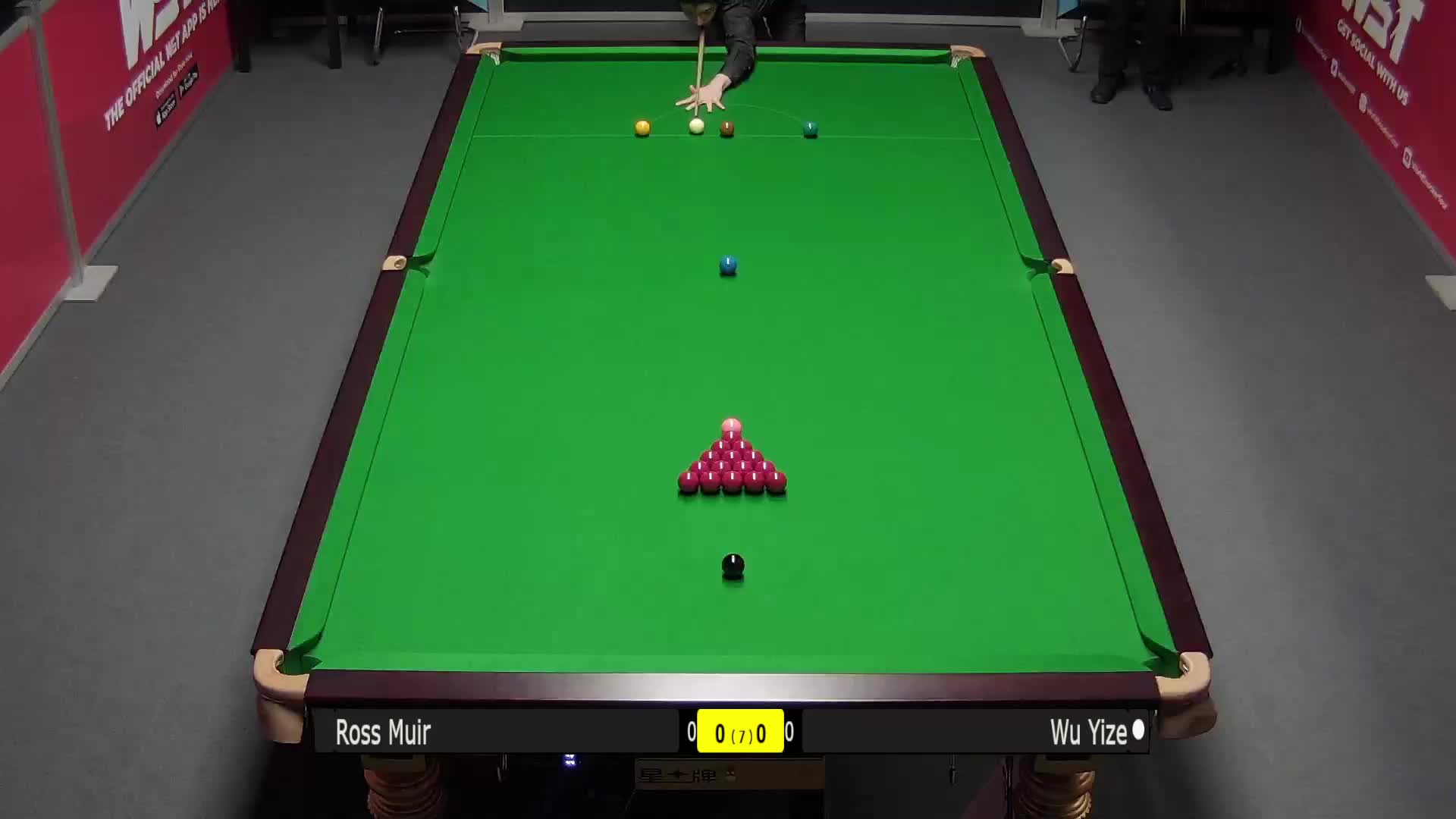 罗斯·缪尔V吴宜泽 2021斯诺克英格兰公开赛 清流