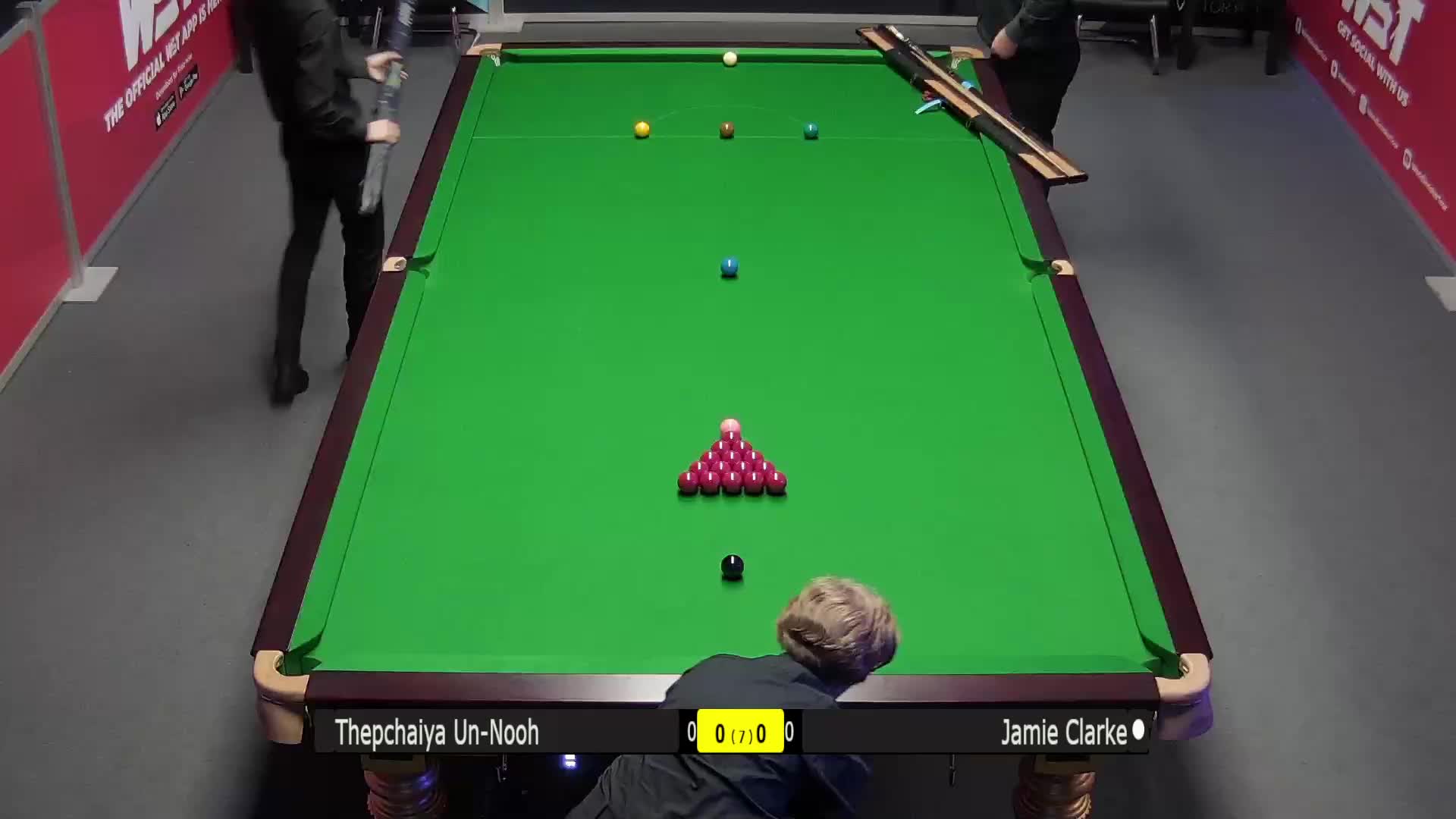 詹姆·克拉克  V  塔猜亚·乌诺  2021斯诺克英格兰公开赛 清流