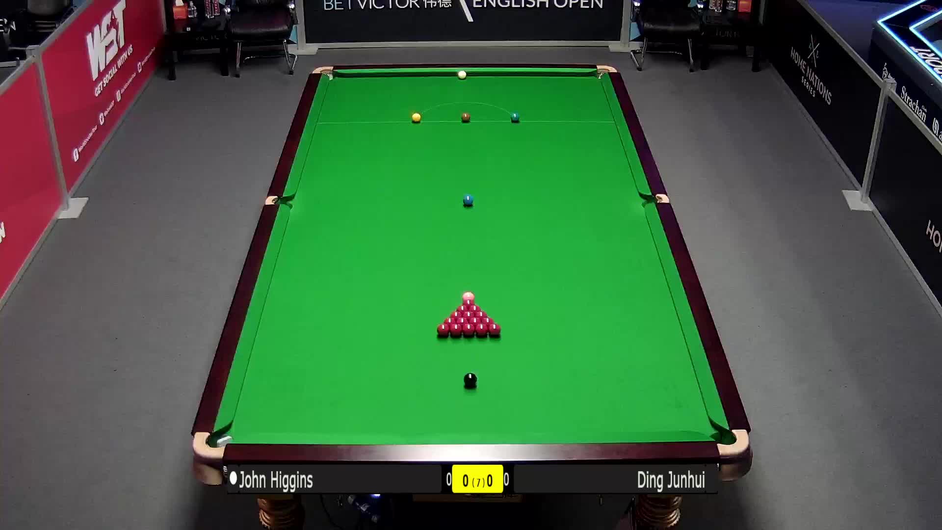 希金斯  V  丁俊晖  2021斯诺克英格兰公开赛 清流