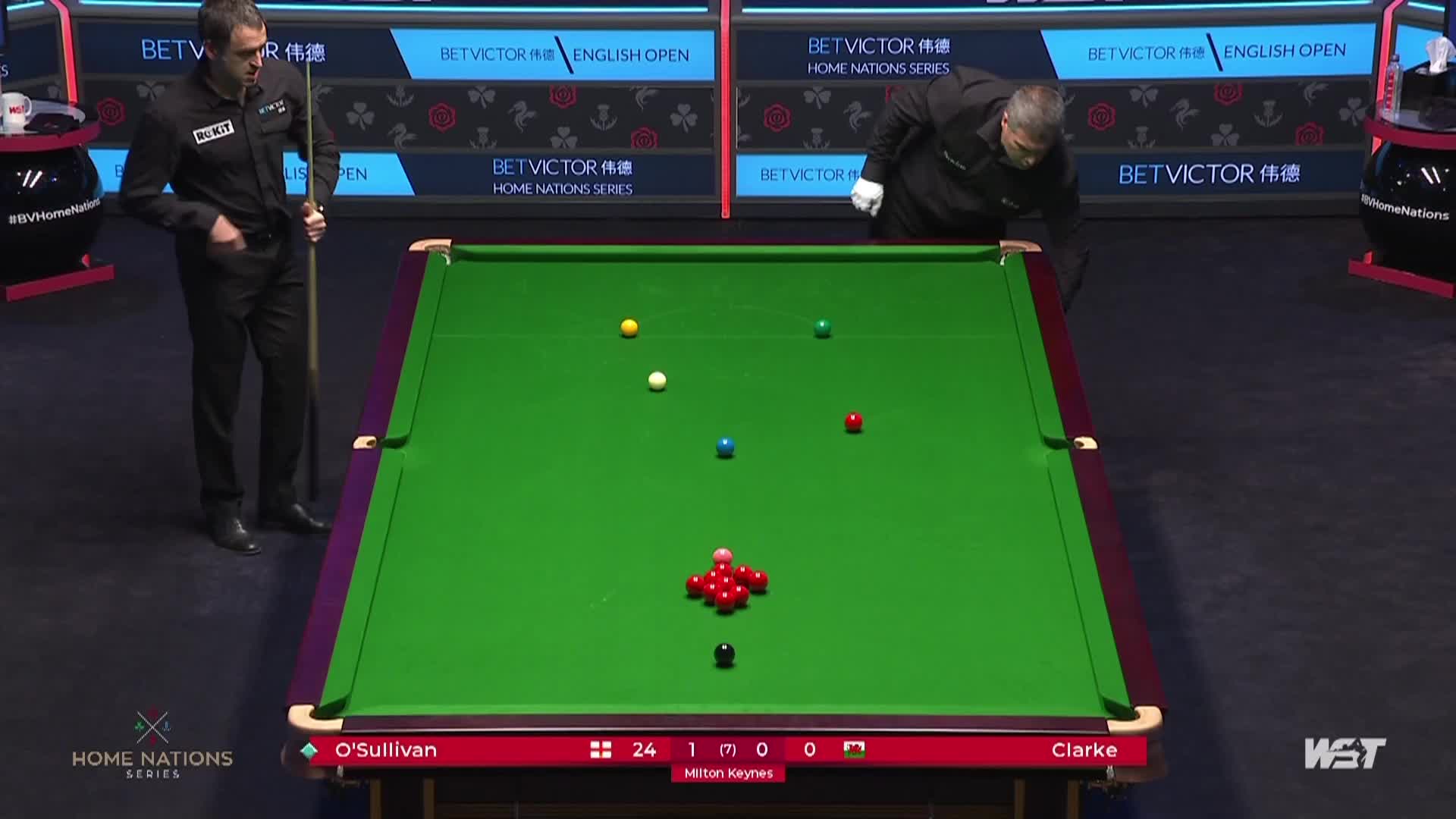 奥沙利文V詹姆·克拉克  2021斯诺克英格兰公开赛 清流