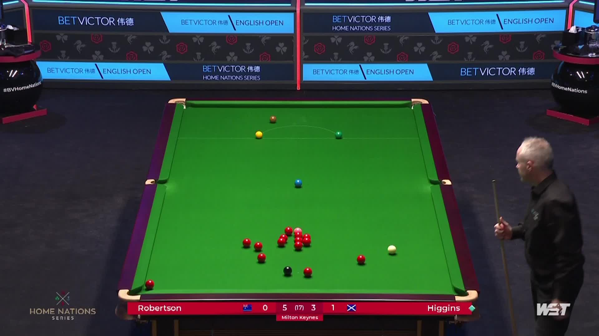 两杆长台，巫师奠定下半场首局胜利