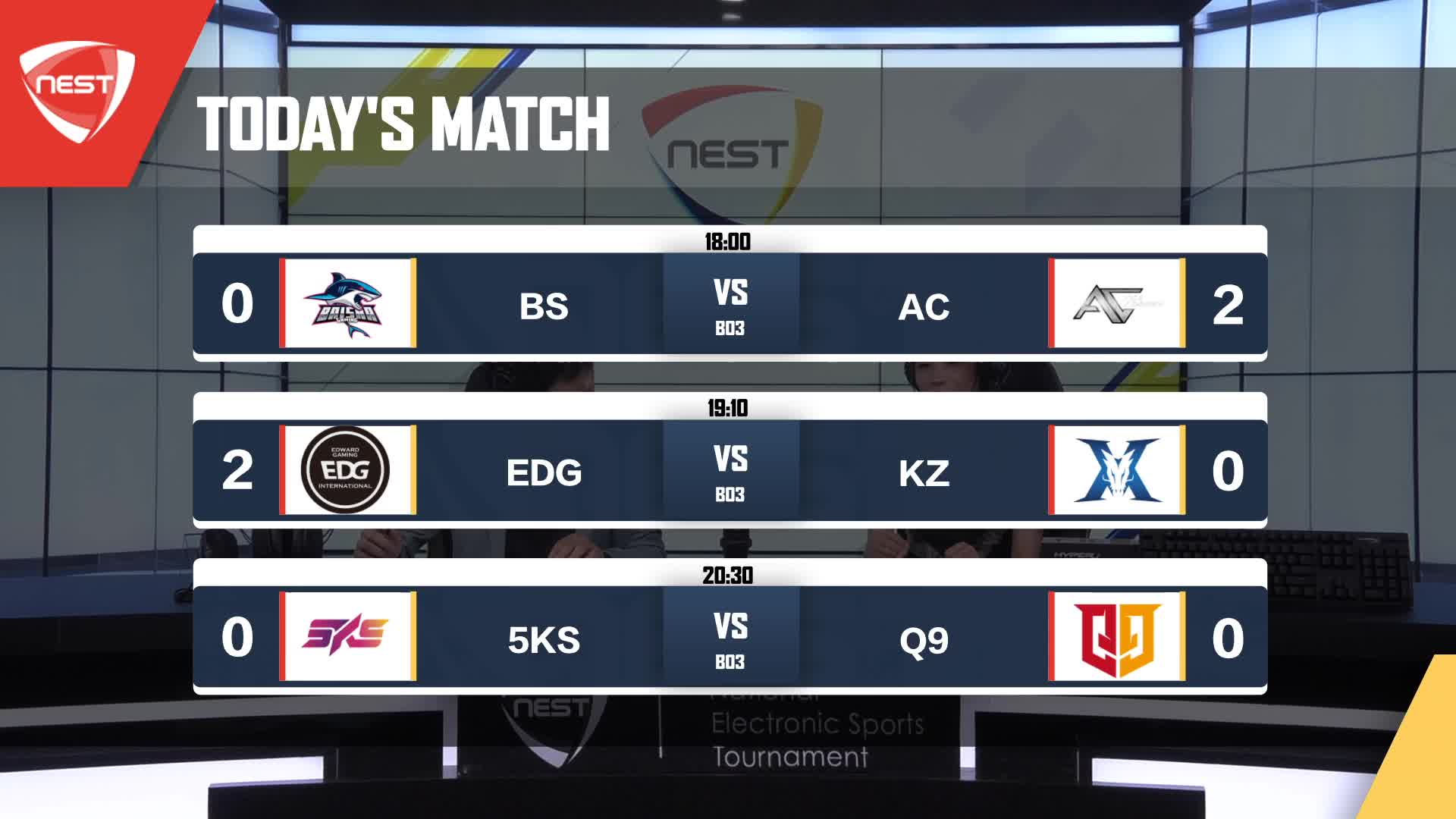 5KS vs Q9 BO3 NEST小组赛